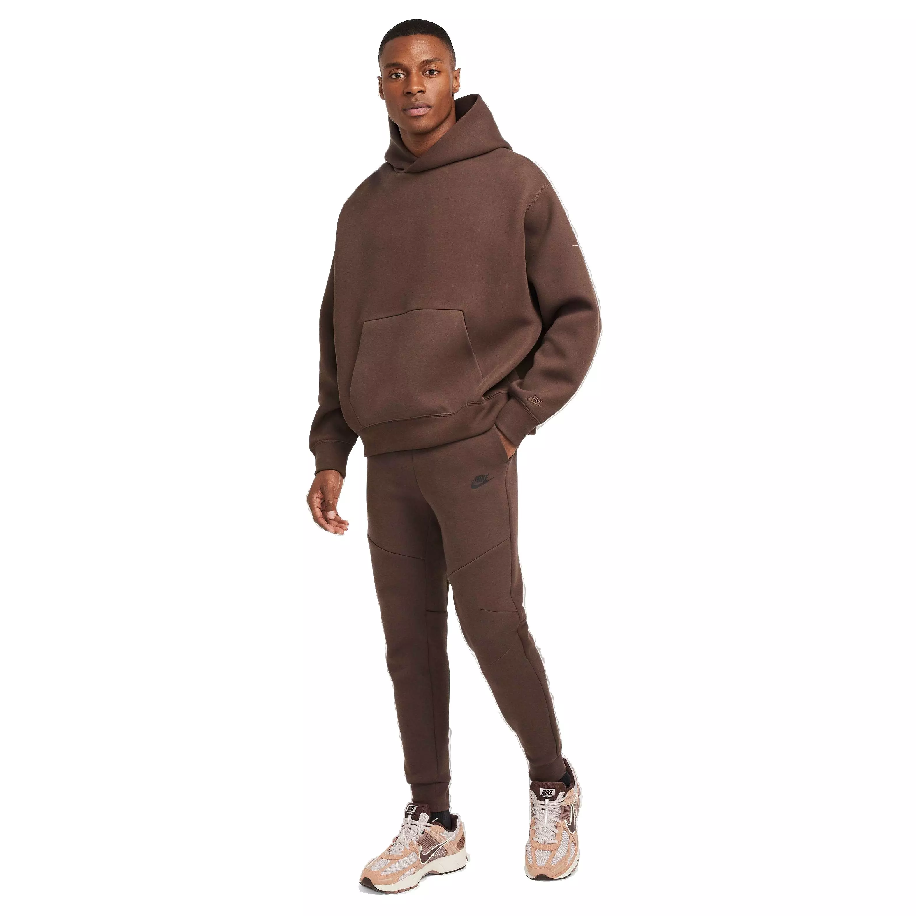 Nike Men's Tech Fleece Joggers - BROWN