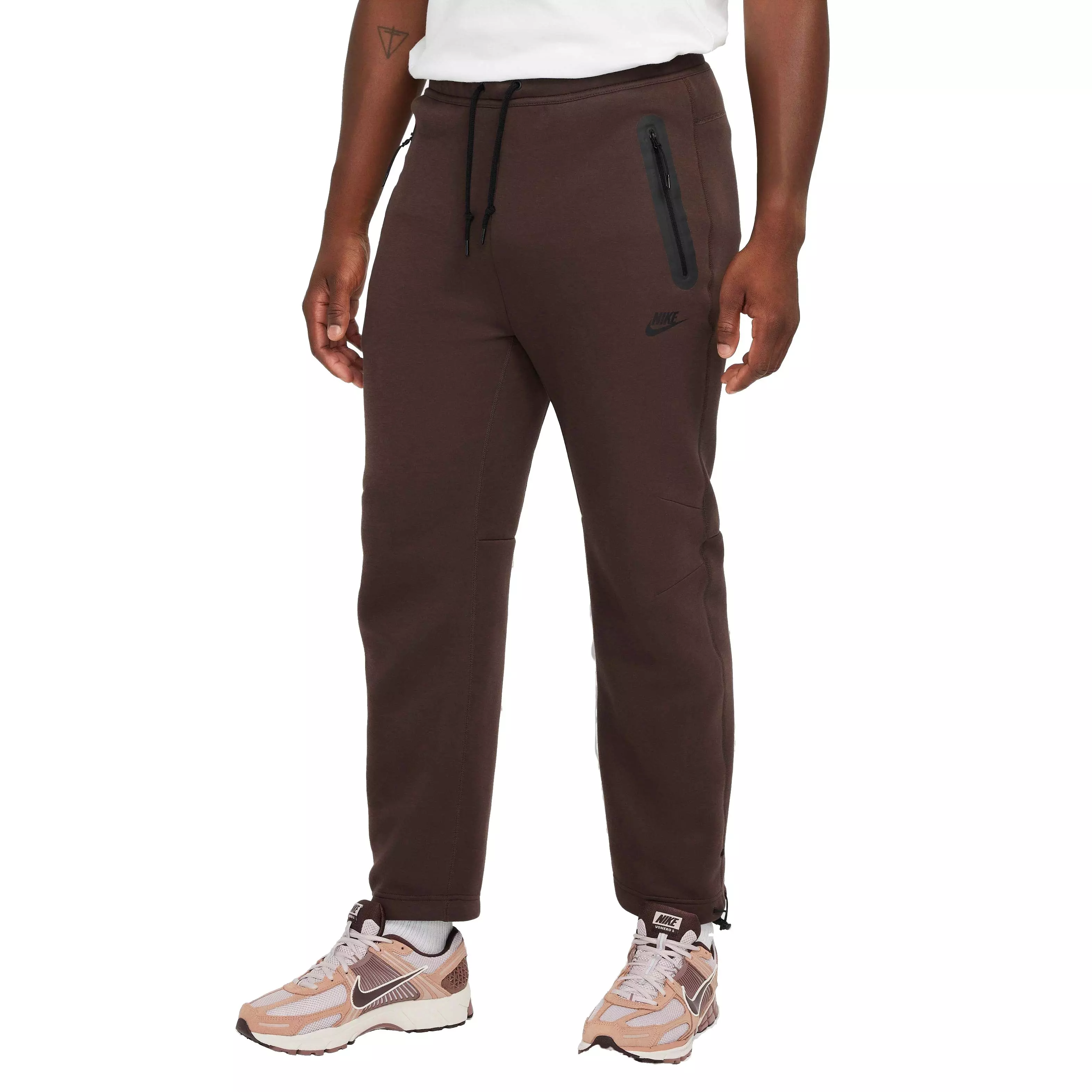 Nike Men's Nike Tech Fleece Open-Hem Pants - BROWN