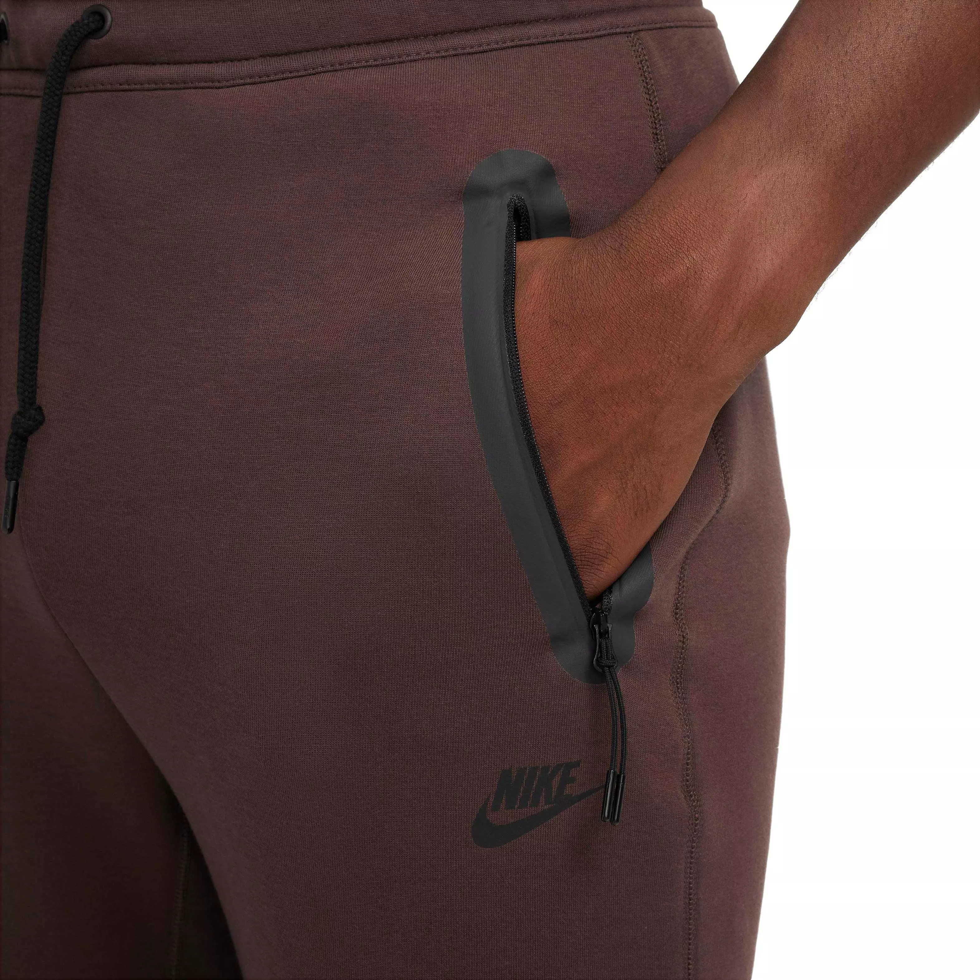 Nike Men's Nike Tech Fleece Open-Hem Pants - BROWN