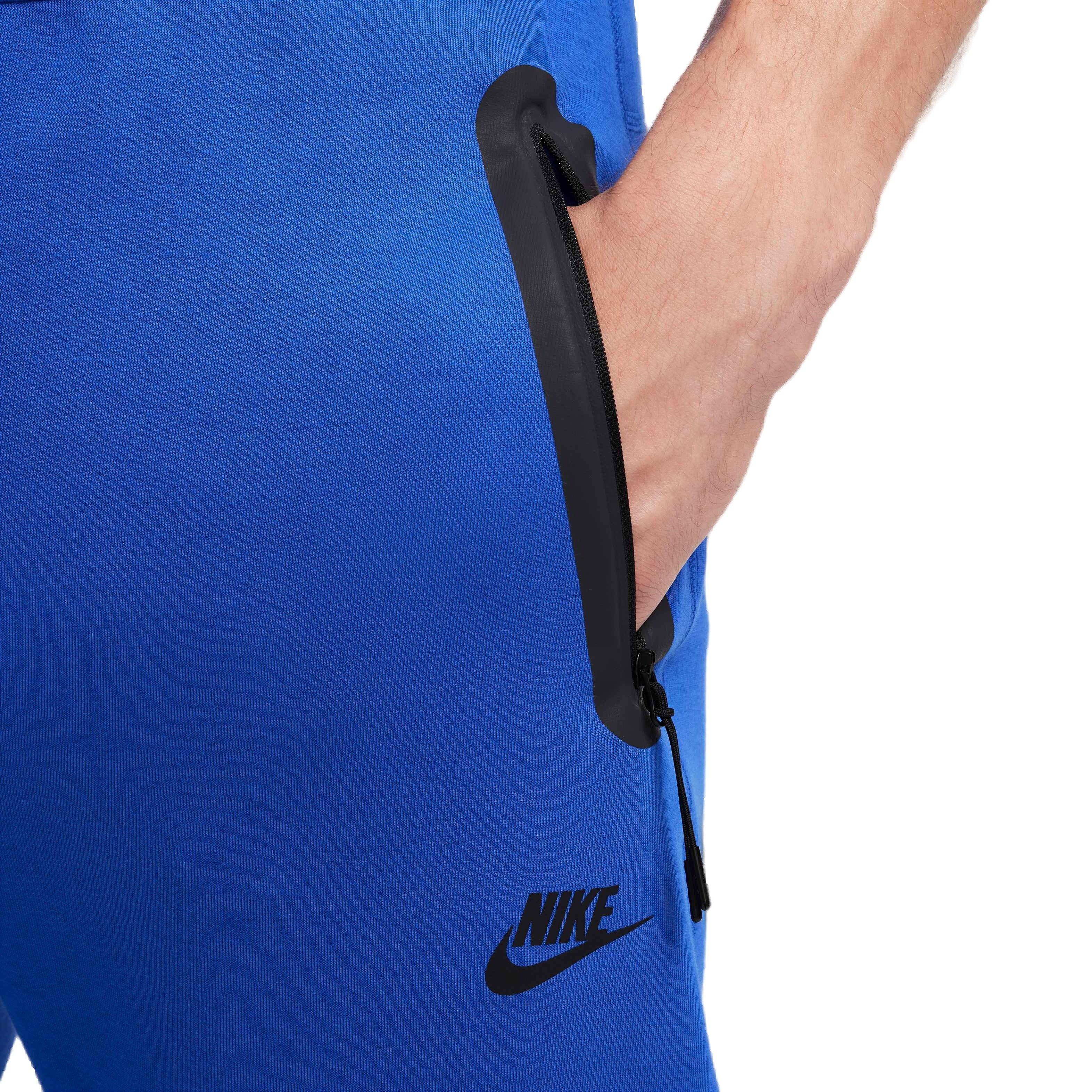 Nike Men's Nike Tech Fleece Open-Hem Pants - ROYAL Thumbnail View 4