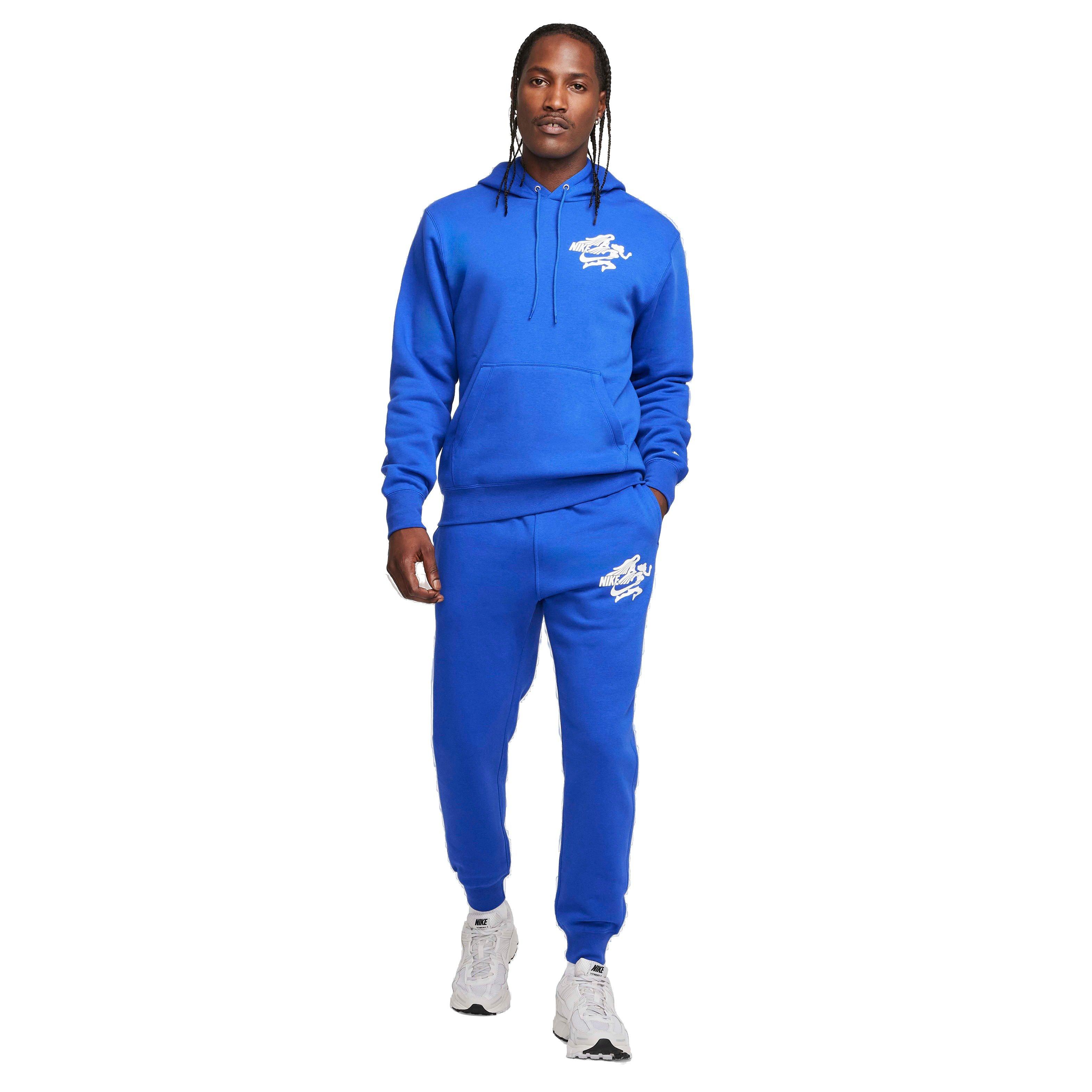 Nike Men's Club BB Novelty Joggers - ROYAL Thumbnail View 6