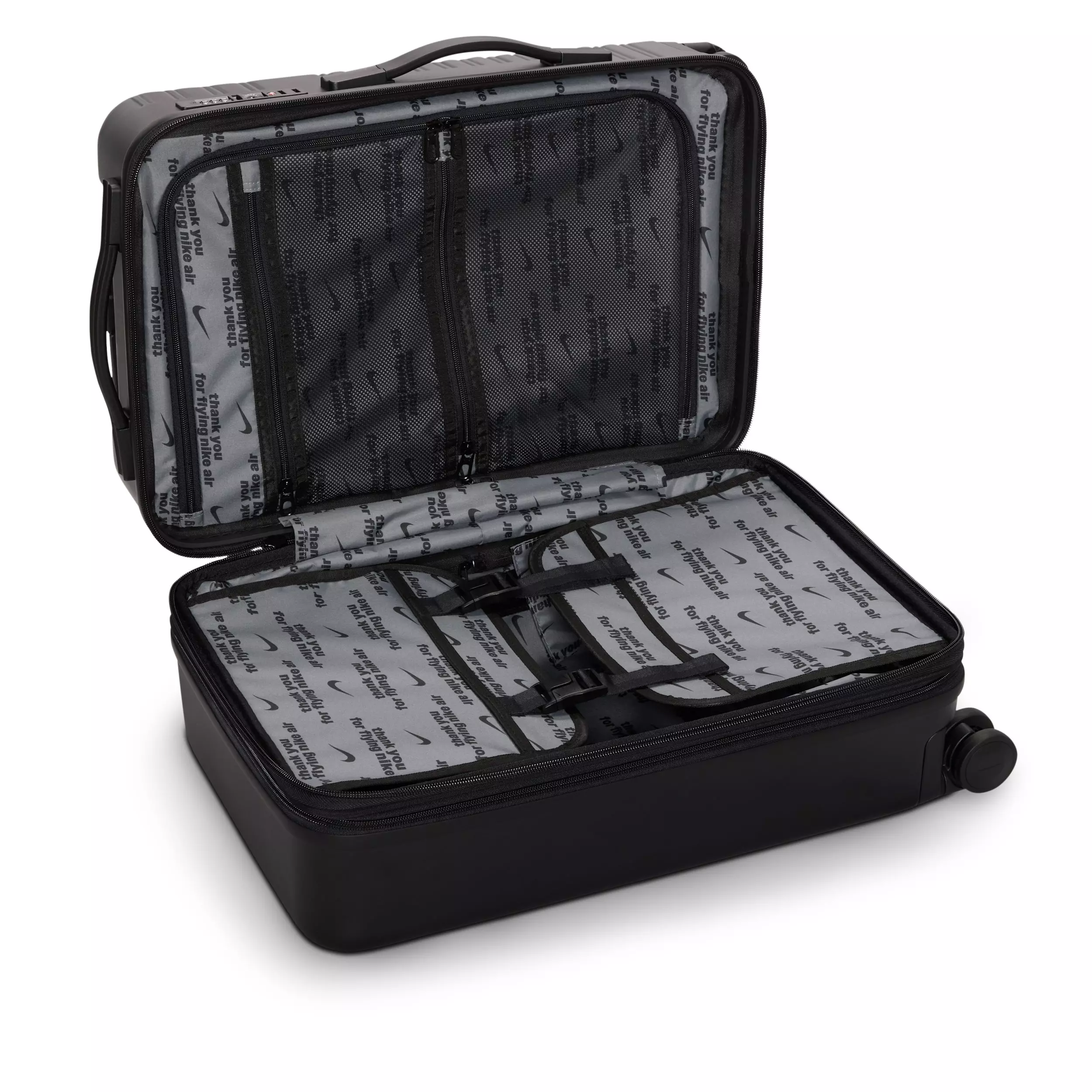 Nike 22" Hardshell Carry-On Luggage - Black/Black/Black - BLACK/BLACK/BLACK