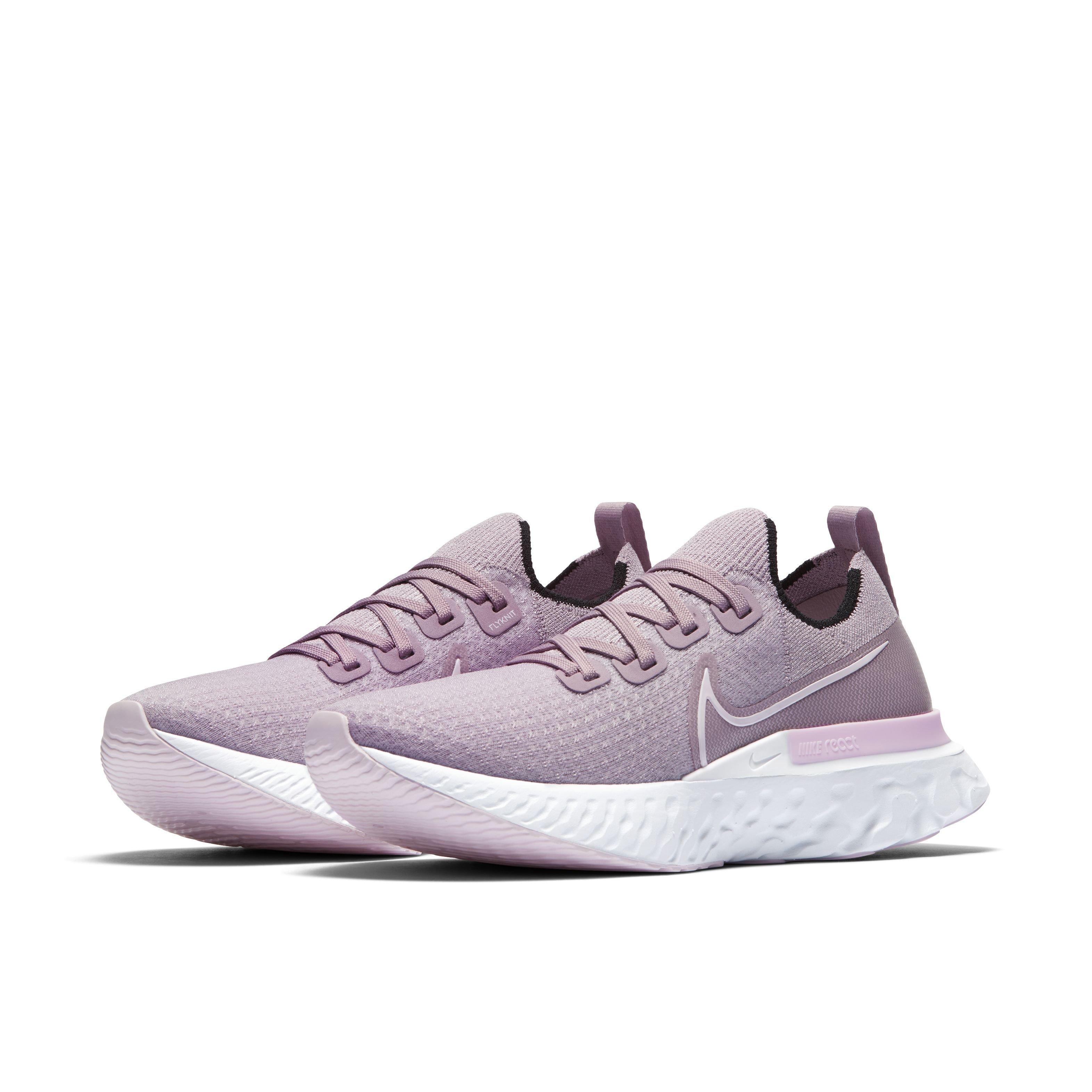 nike react infinity run flyknit plum