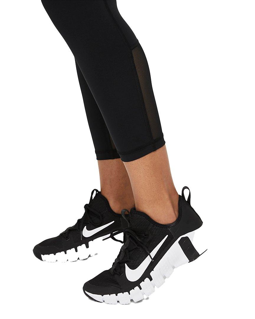 Nike Women's Pro 385 Crop Leggings - BLACK Thumbnail View 5