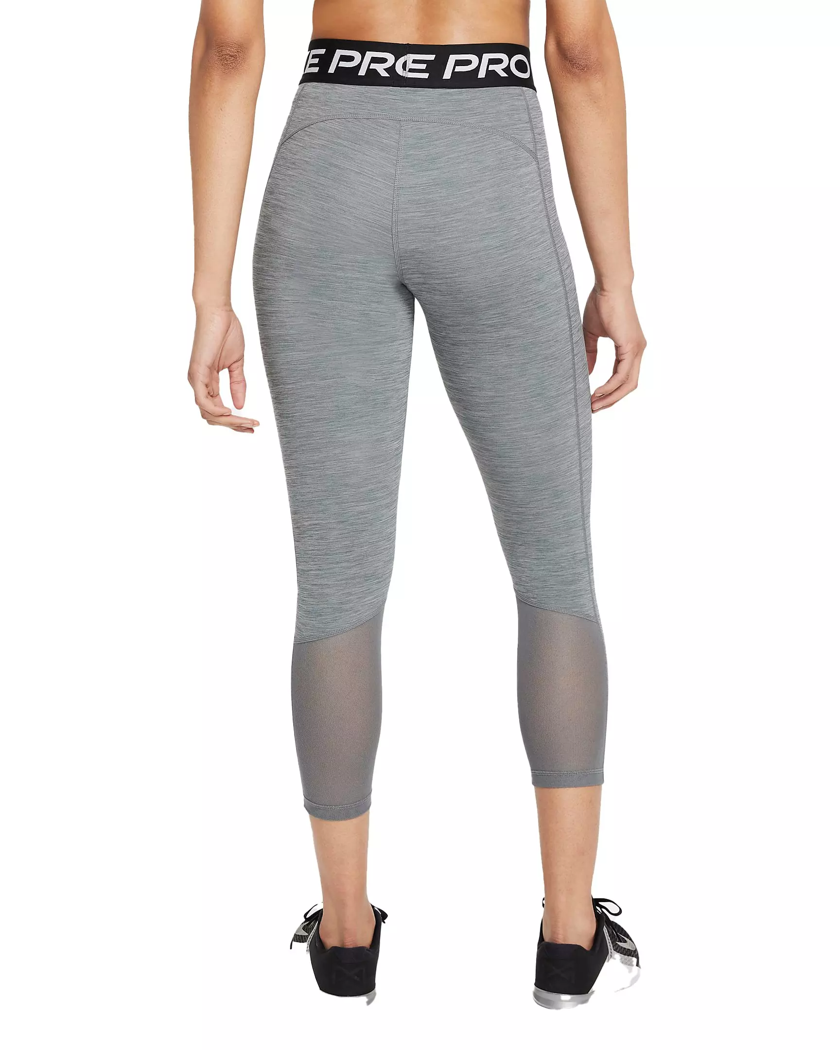 Nike Women's Pro 385 Crop Leggings - GREY