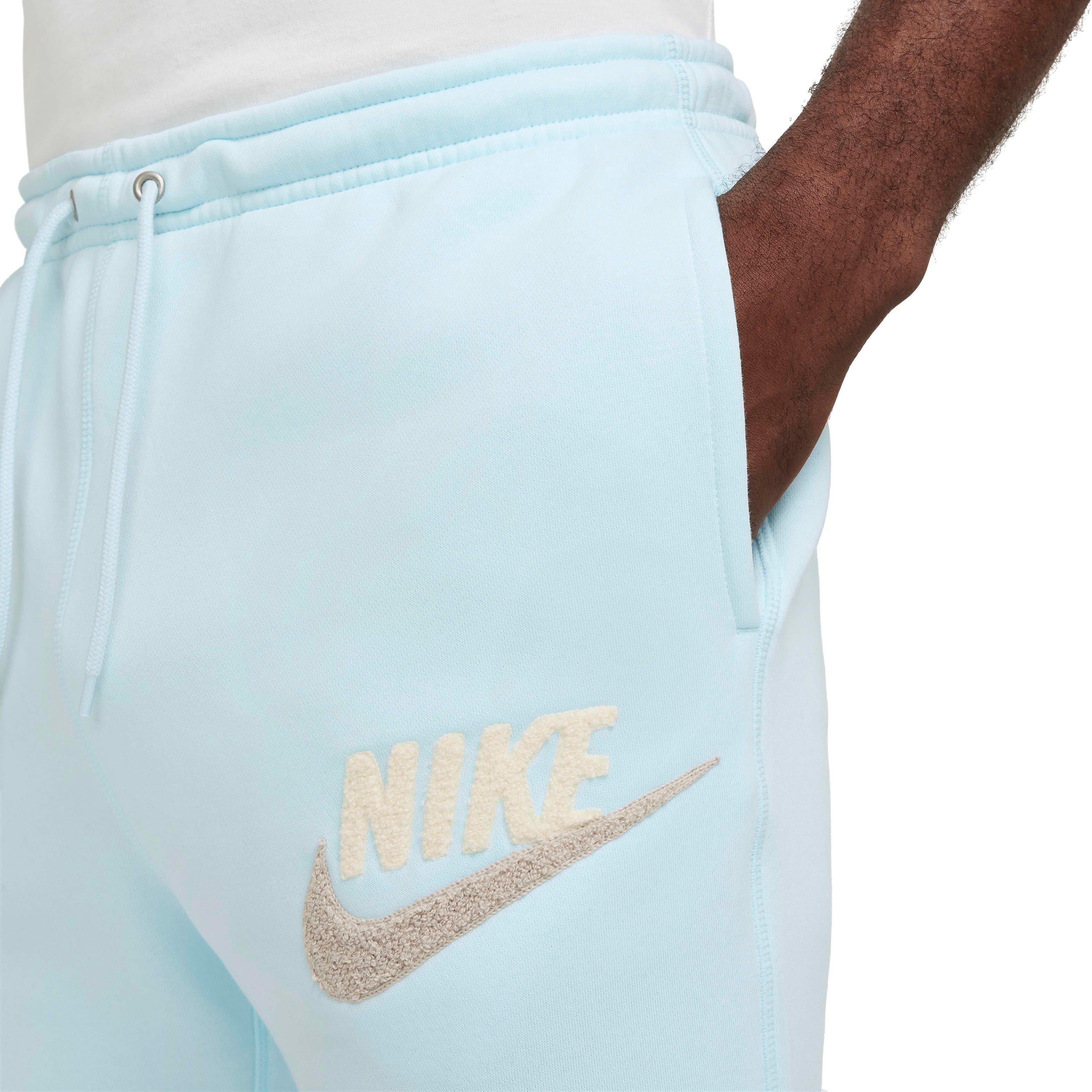 Nike Men's Futura Club Fleece Joggers - BLUE Thumbnail View 3