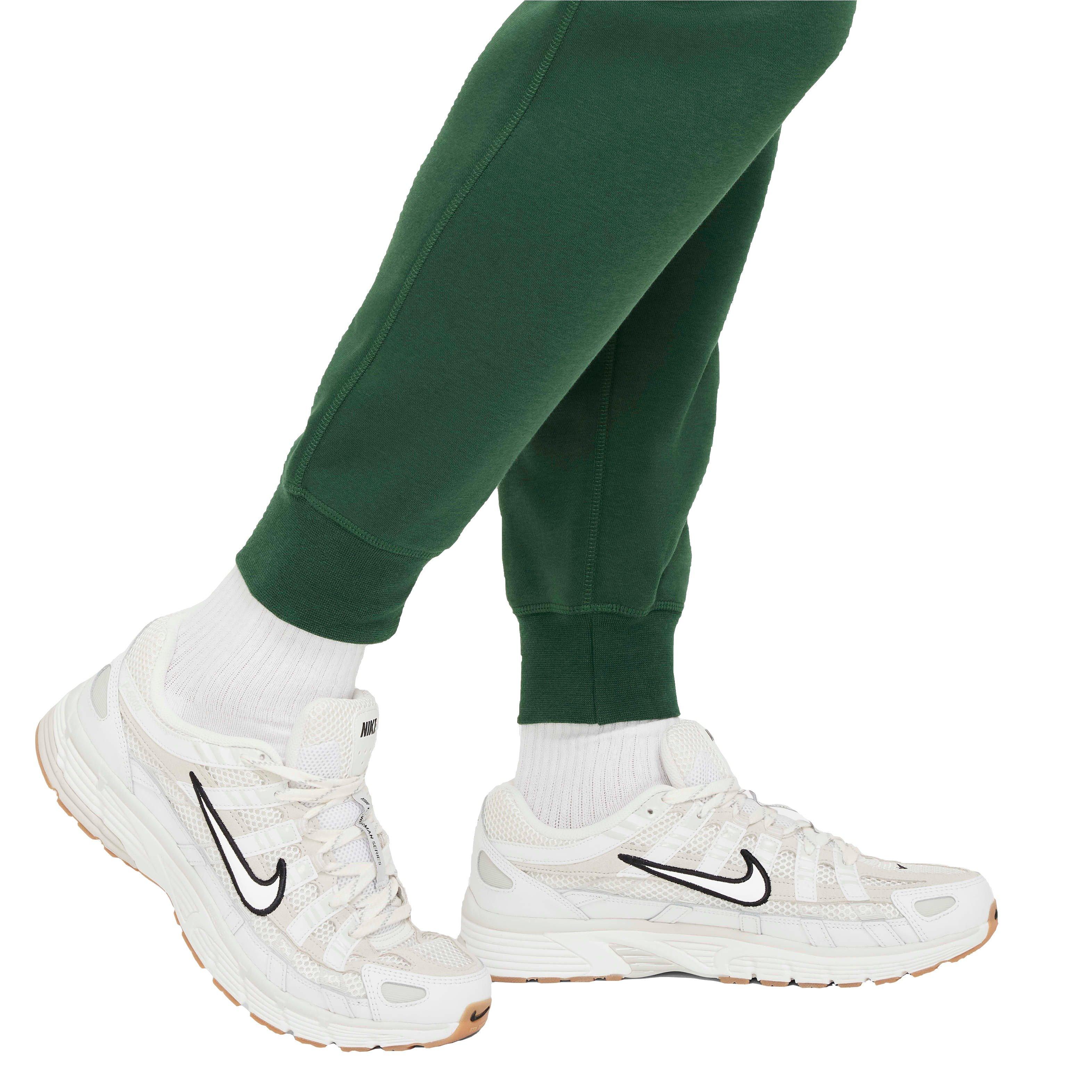 Nike Men's Club Fleece Joggers - GREEN Thumbnail View 4
