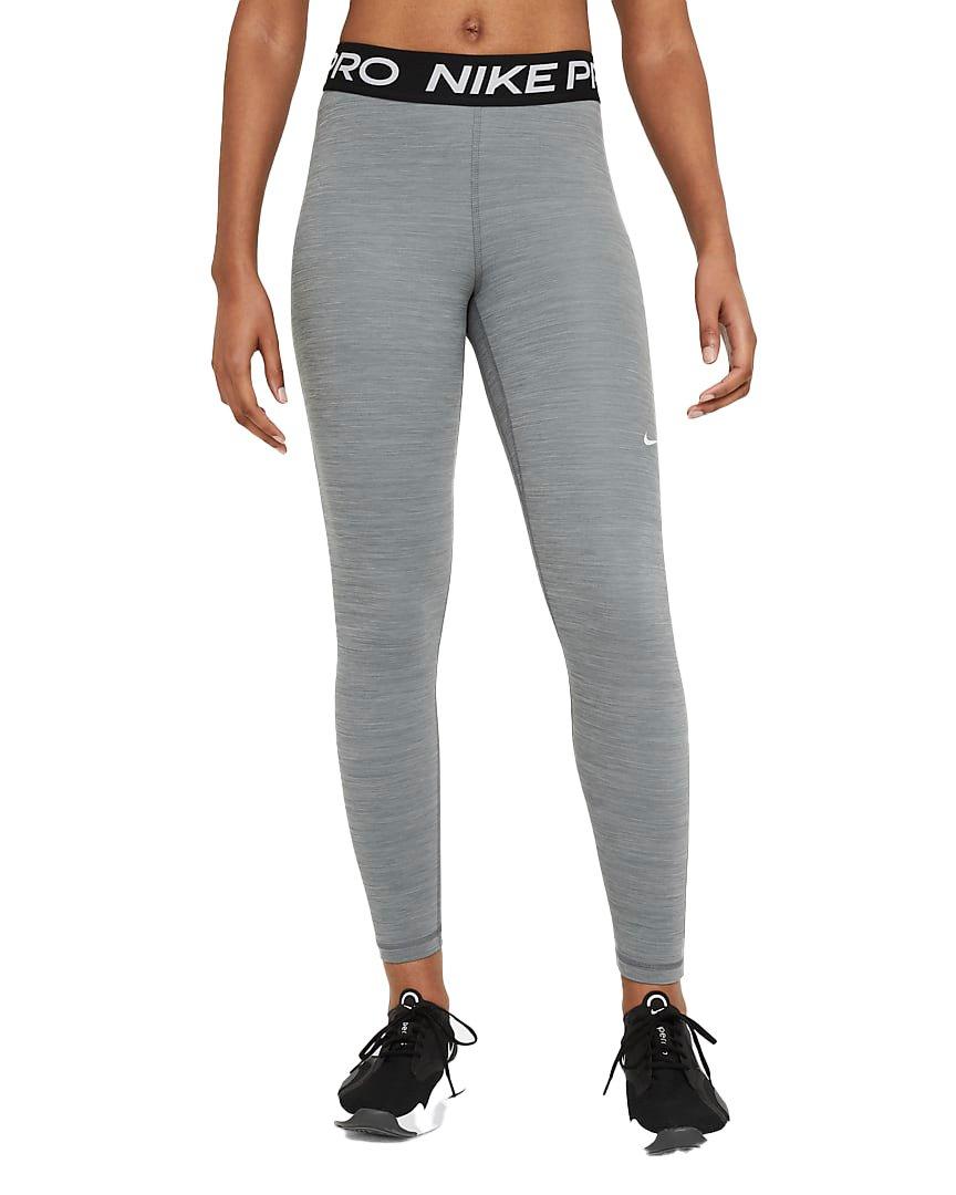 Nike Women's Pro Leggings - GREY Thumbnail View 1