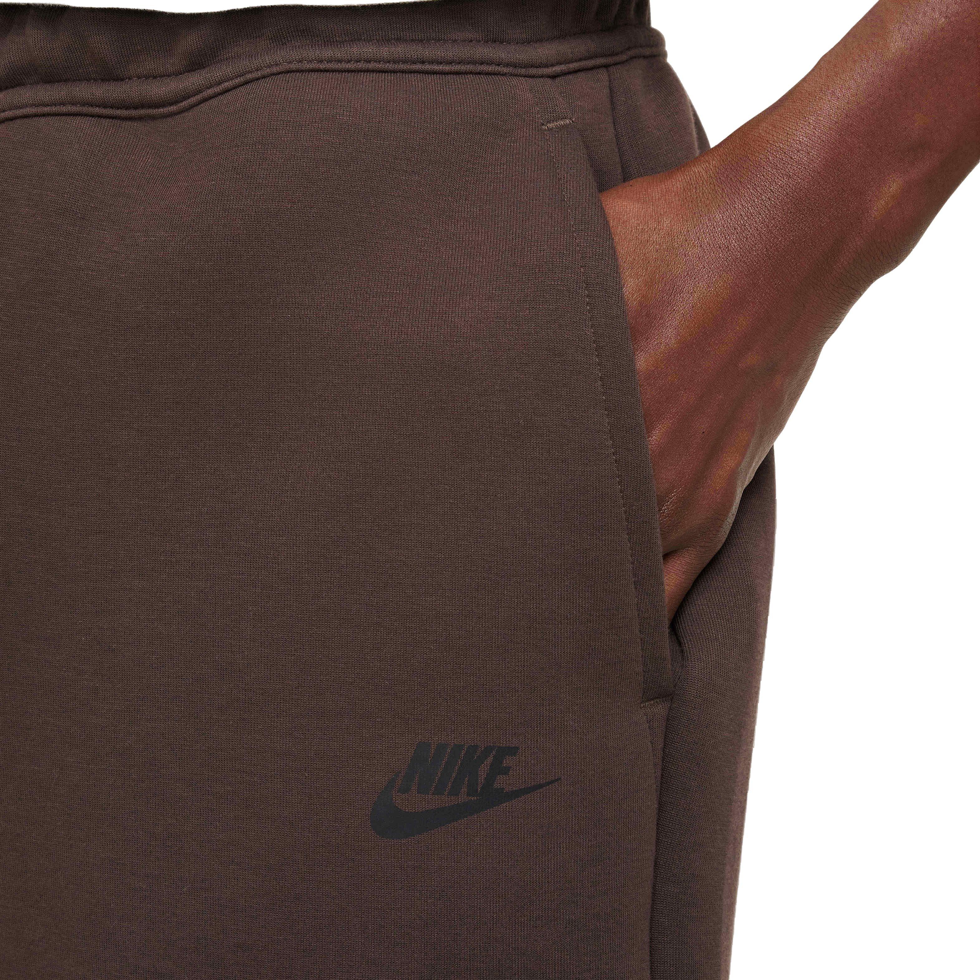 Nike Men's Sportswear Tech Fleece Shorts - Brown - BROWN Thumbnail View 4