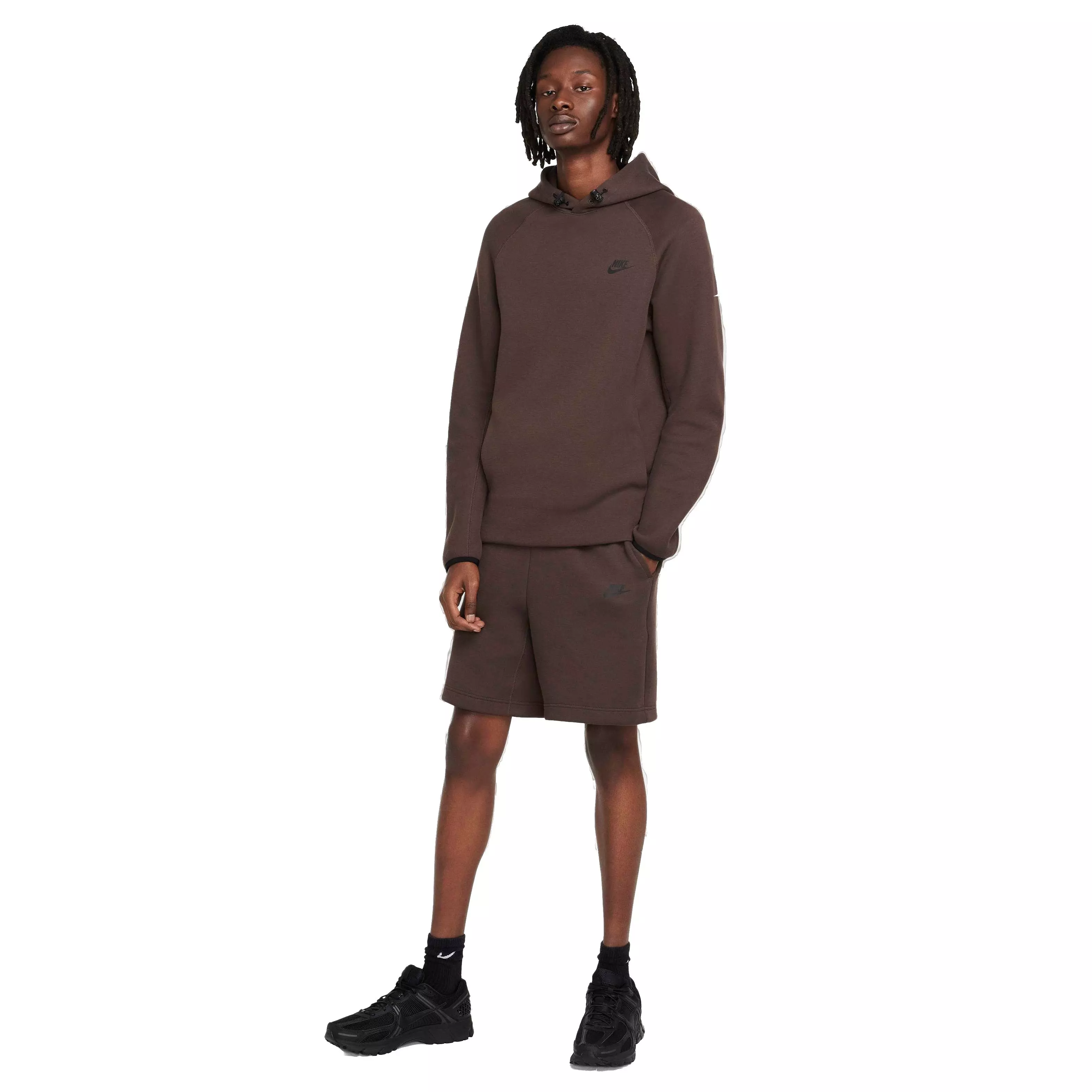 Nike Men's Sportswear Tech Fleece Shorts - Brown - BROWN