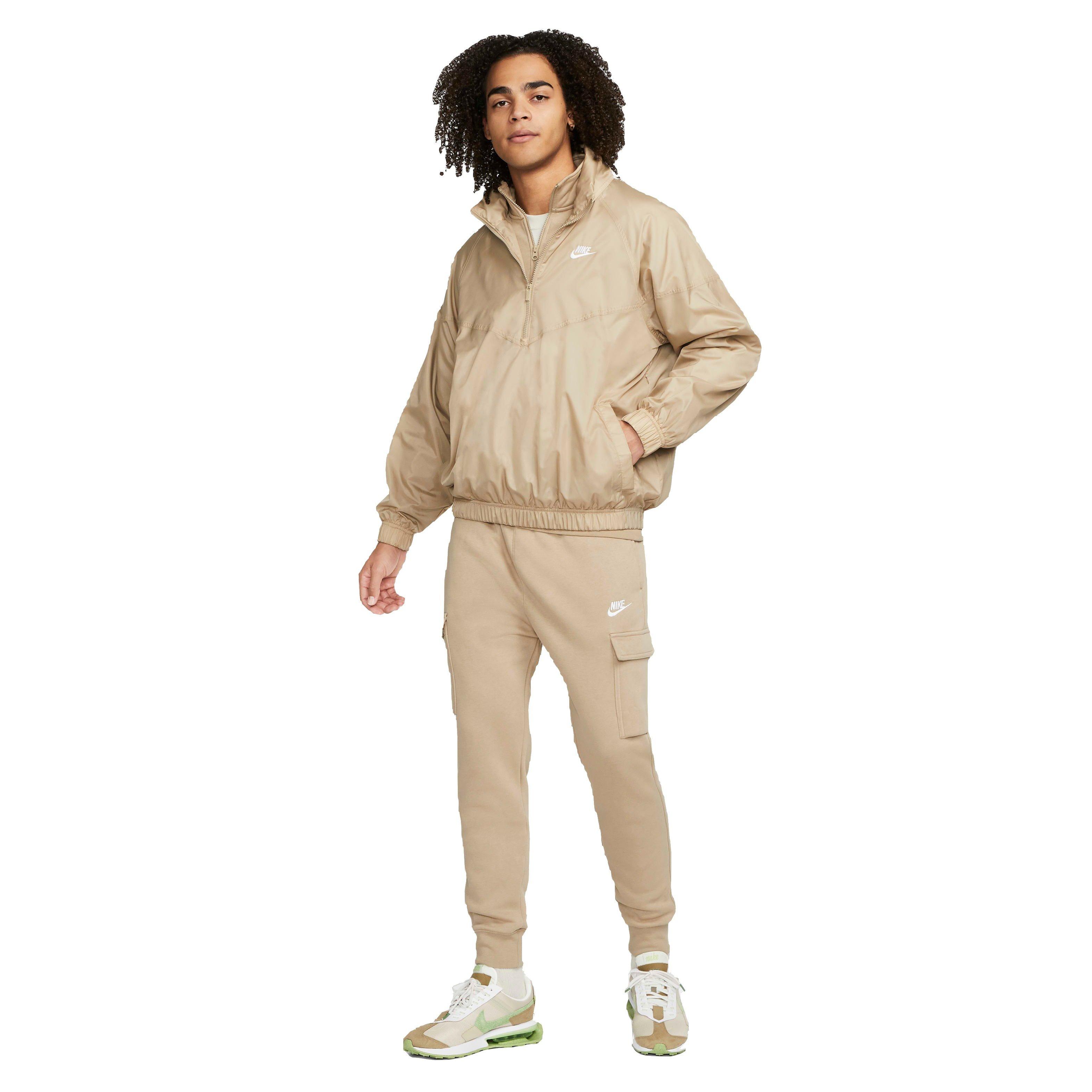 Nike Men's Sportswear Club Fleece Cargo Pants-Khaki - KHAKI Thumbnail View 6