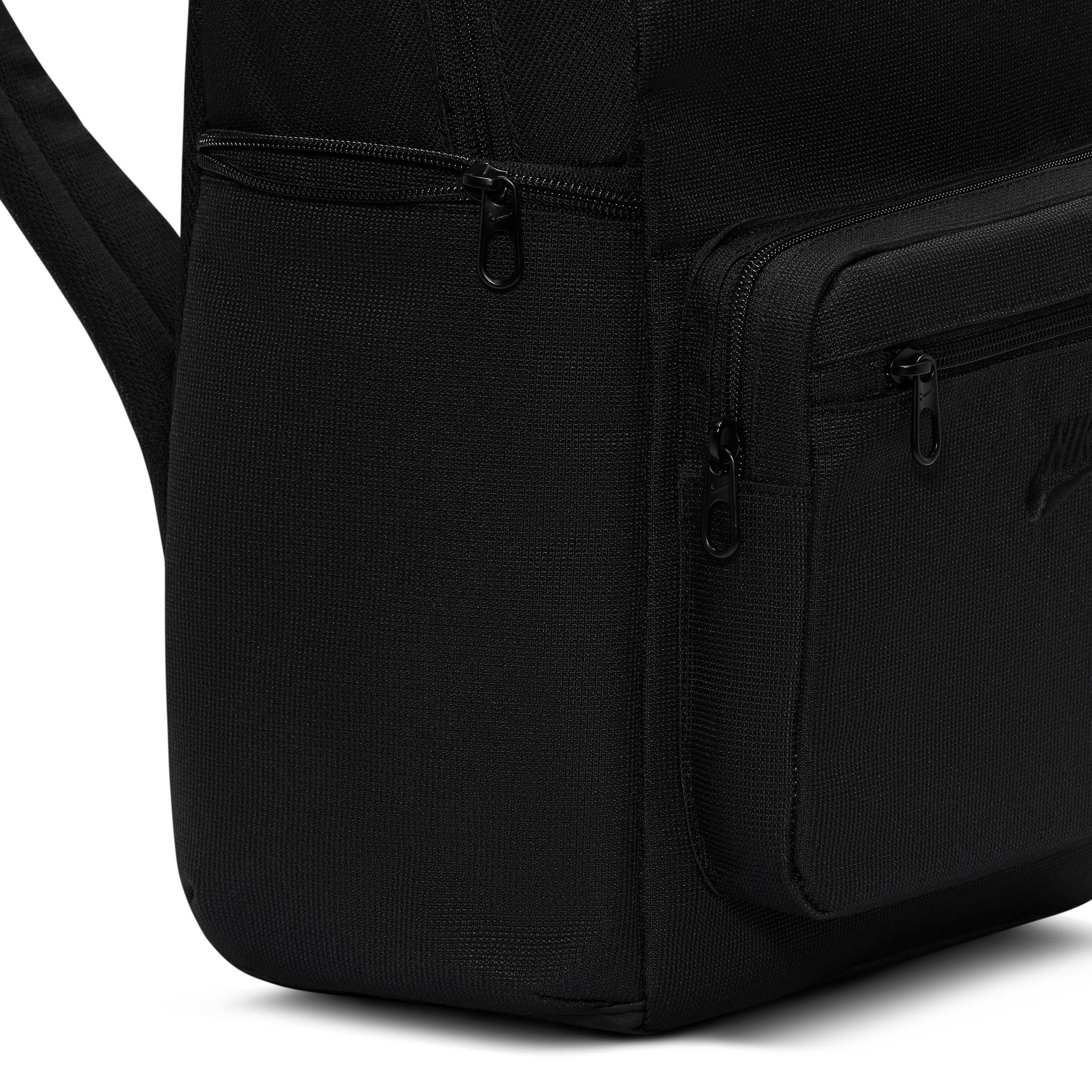 Nike Heritage Eugene 2.0 Backpack - Black/Black/Black - BLACK/BLACK/BLACK Thumbnail View 6