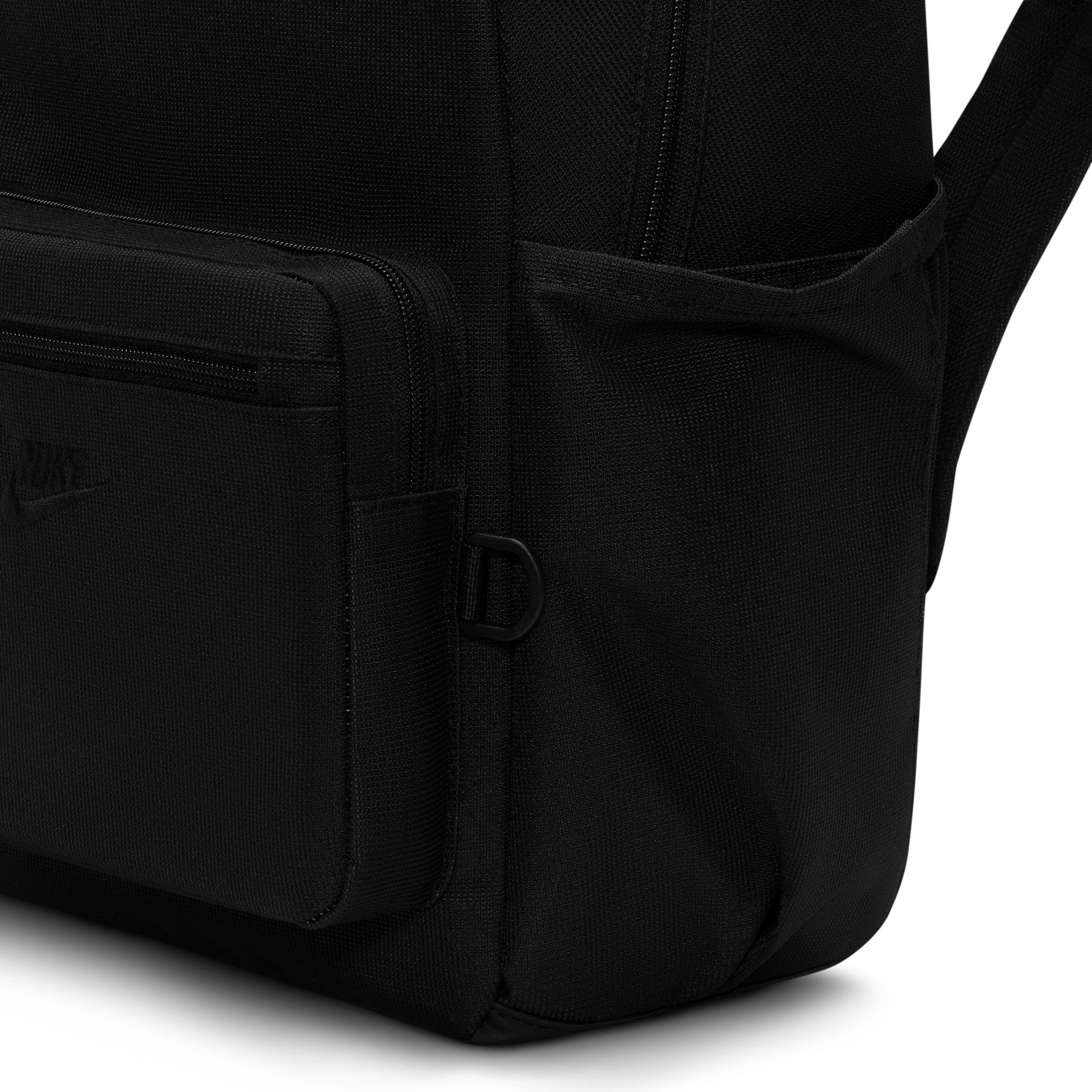 Nike Heritage Eugene 2.0 Backpack - Black/Black/Black - BLACK/BLACK/BLACK Thumbnail View 8