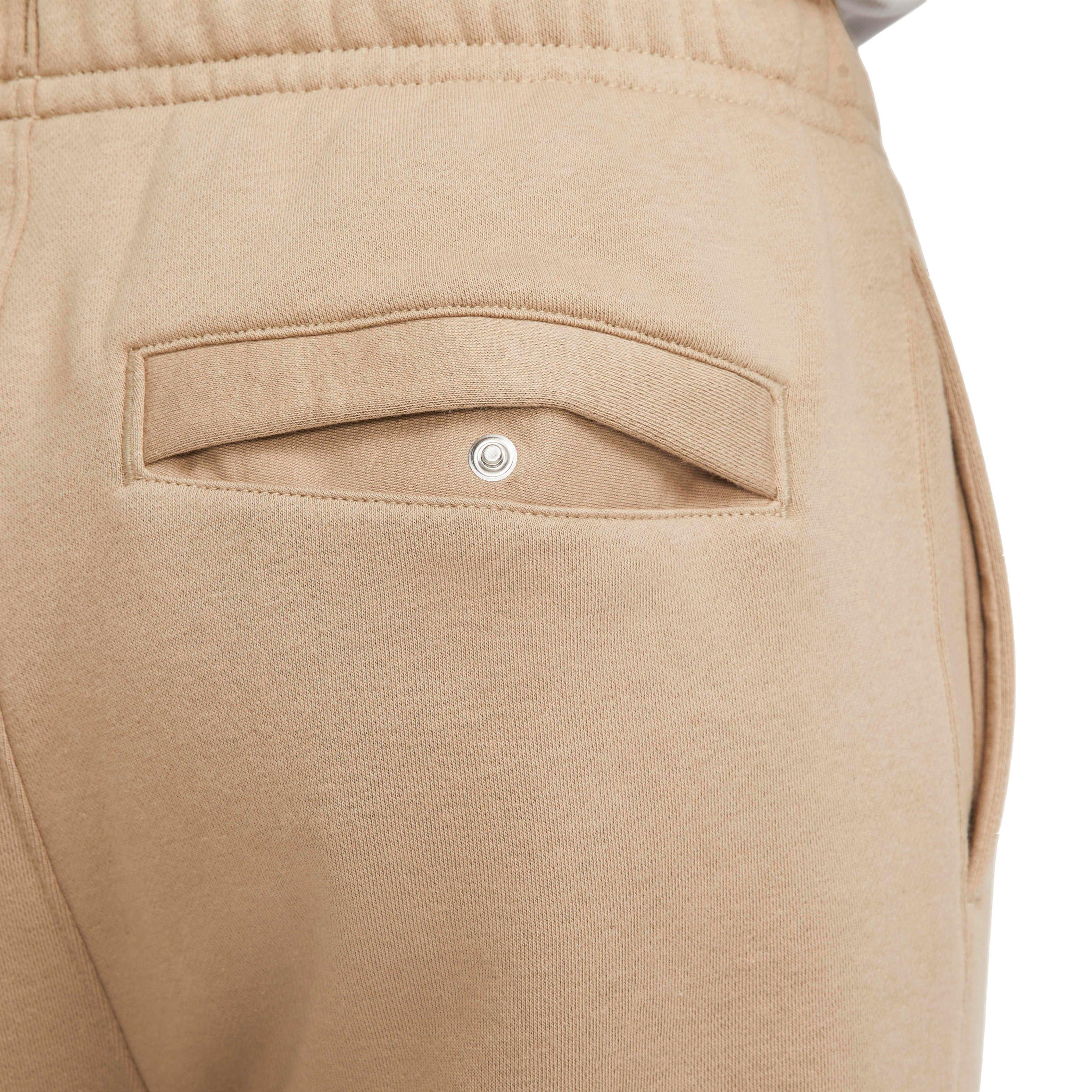 Nike Men's Sportswear Club Fleece Pants-Khaki - KHAKI Thumbnail View 4