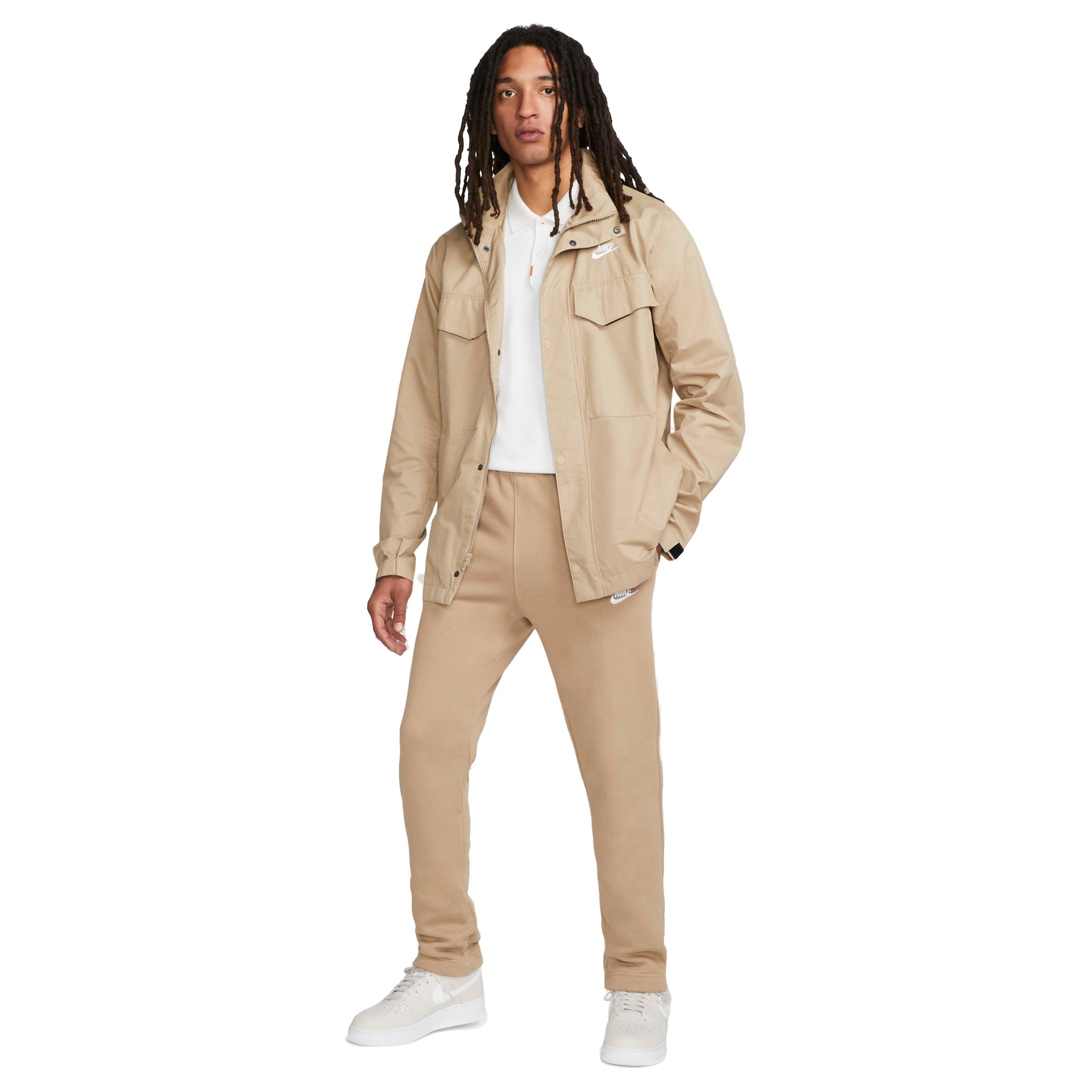 Nike Men's Sportswear Club Fleece Pants-Khaki - KHAKI Thumbnail View 6