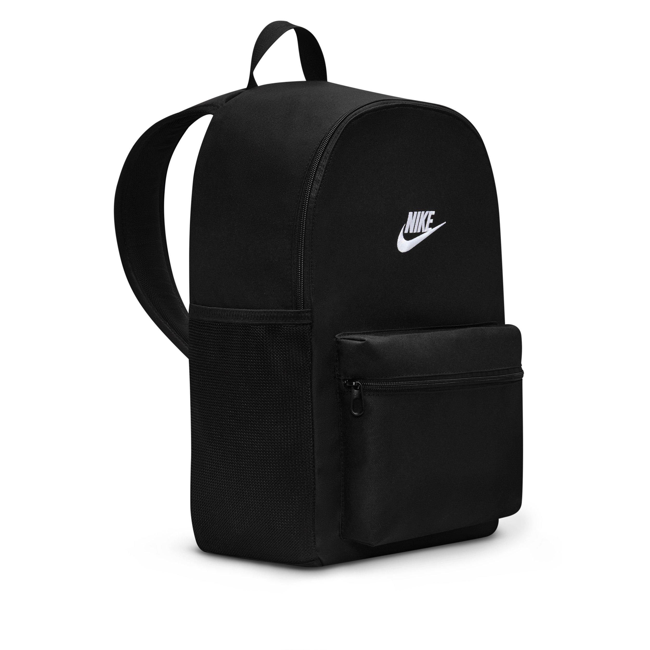 Nike Heritage Backpack 2.0 - Black/Black/White - BLACK/BLACK/WHITE Thumbnail View 2
