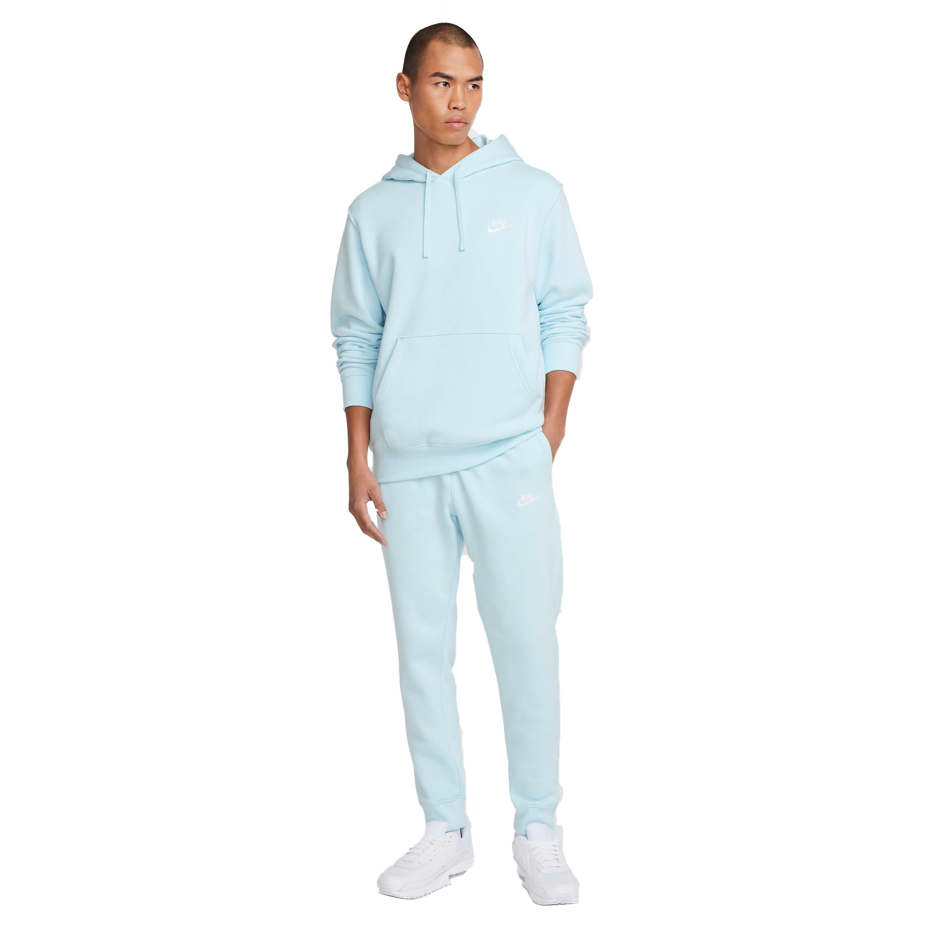 Nike Men's Sportswear Club Fleece Joggers - BLUE Thumbnail View 7