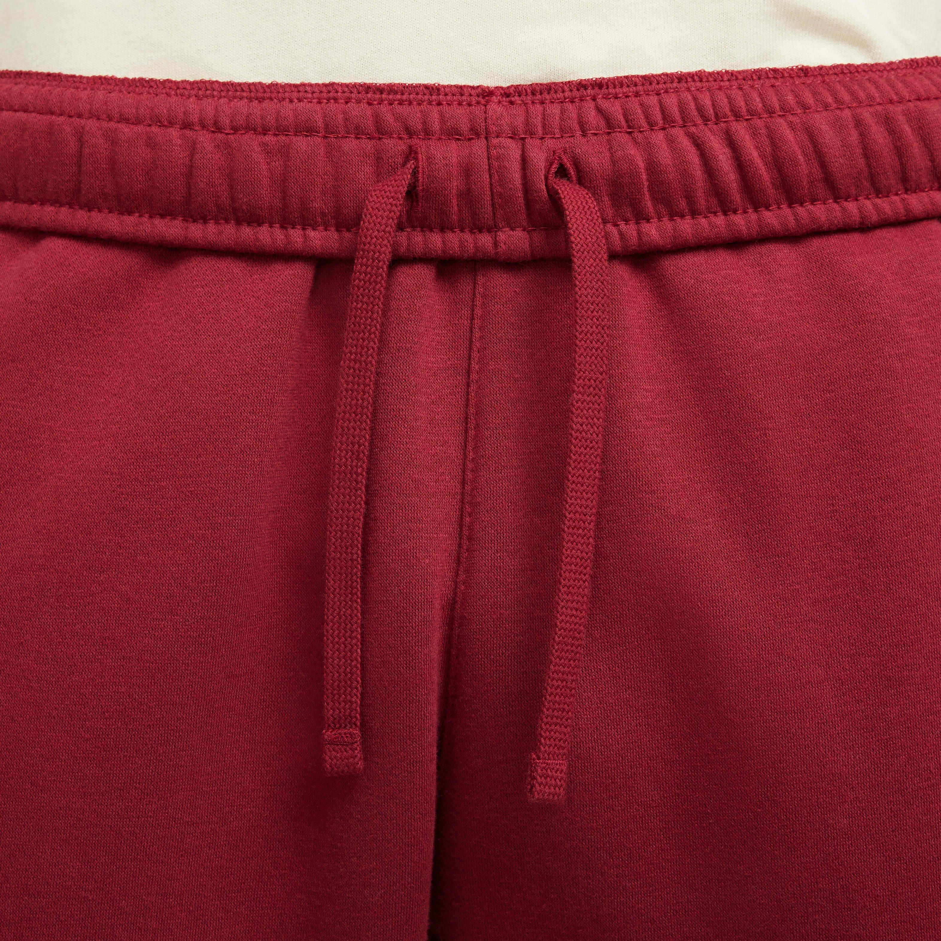 Nike Men's Sportswear Club Fleece Joggers - RED Thumbnail View 3