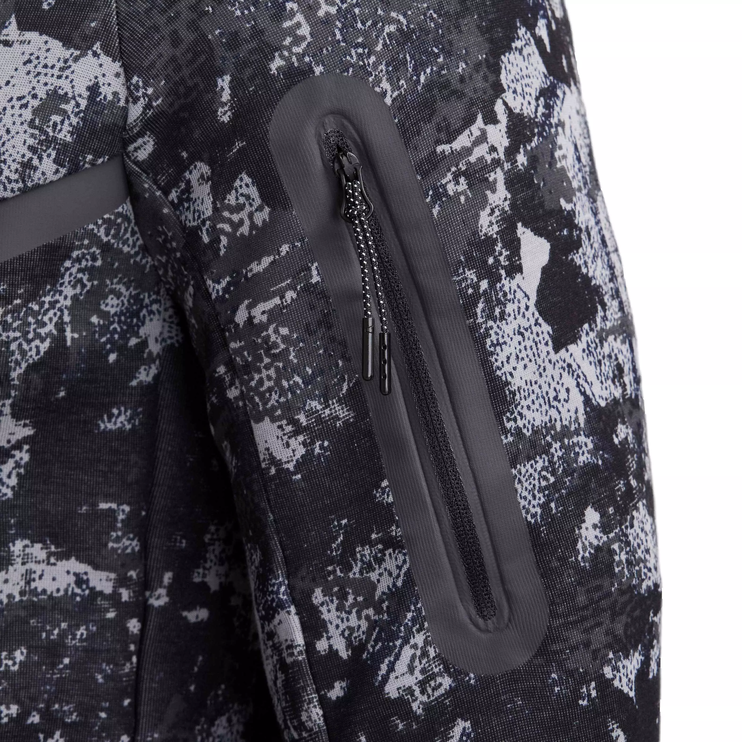 Nike Men's Tech Fleece Windrunner Full-Zip Gel Camo Jacket - GREY