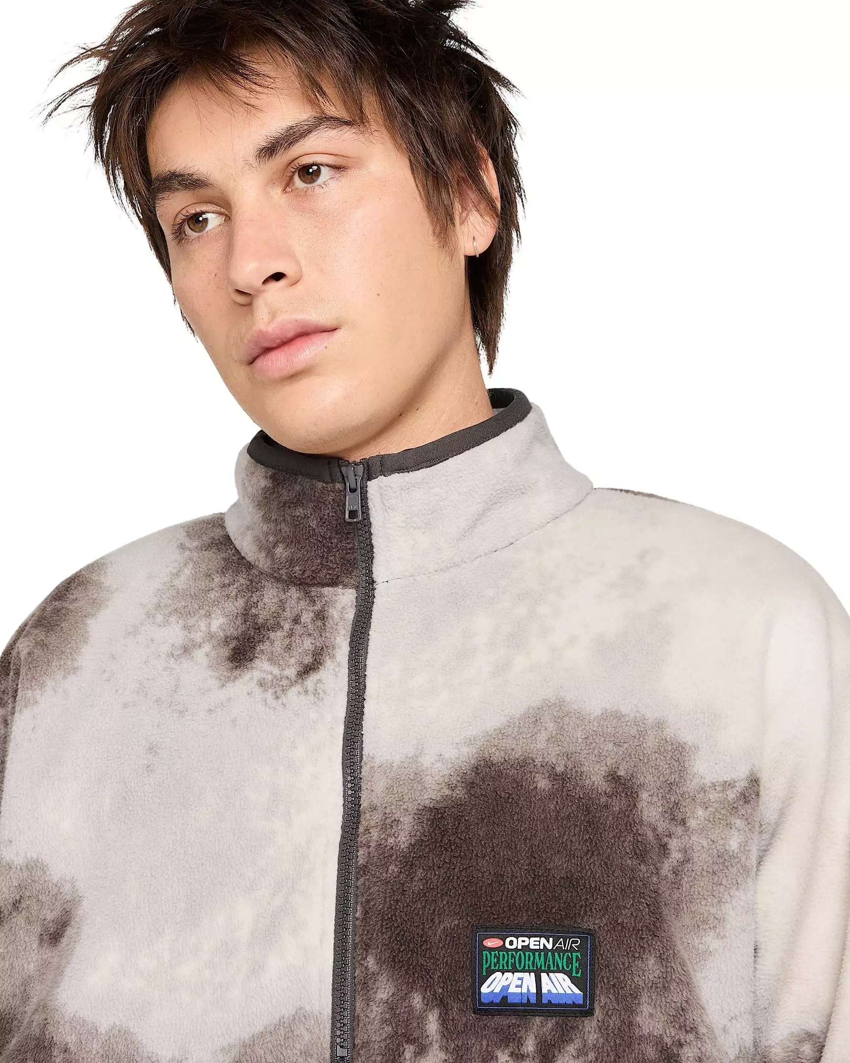 Nike Men's Club 1/2-Zip Pullover Long-Sleeve Top - ASH/PHANTOM