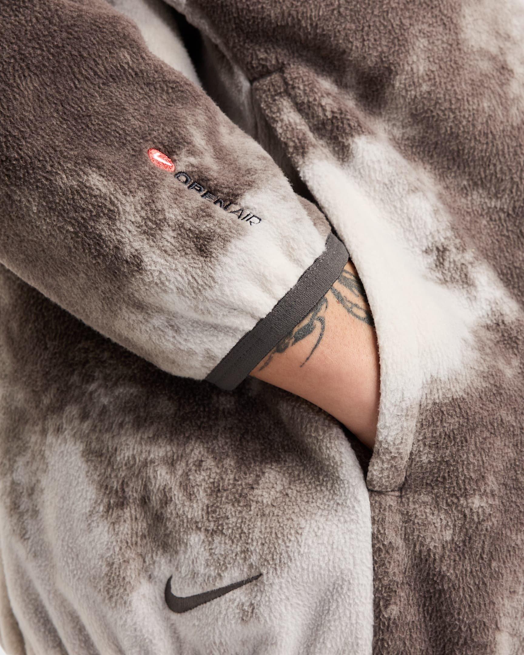 Nike Men's Club 1/2-Zip Pullover Long-Sleeve Top - ASH/PHANTOM Thumbnail View 4