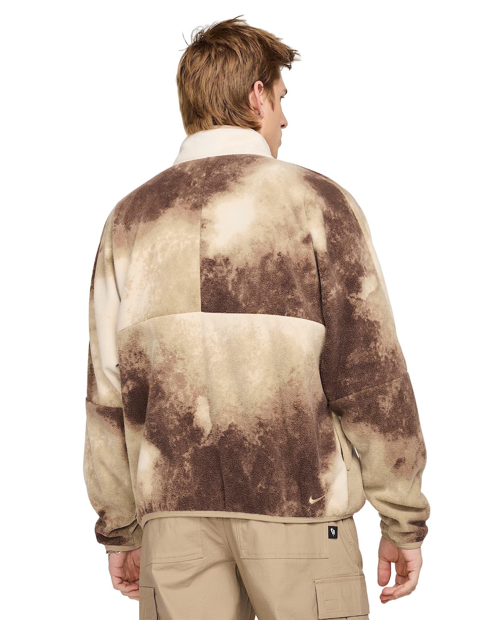 Nike Men's Club 1/2-Zip Pullover Long-Sleeve Top - KHAKI/LT BONE Thumbnail View 2