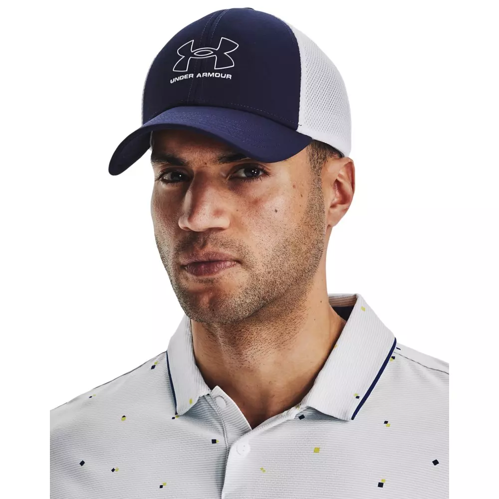 Under Armour Men's Iso-Chill Driver Mesh Cap - NAVY/WHITE