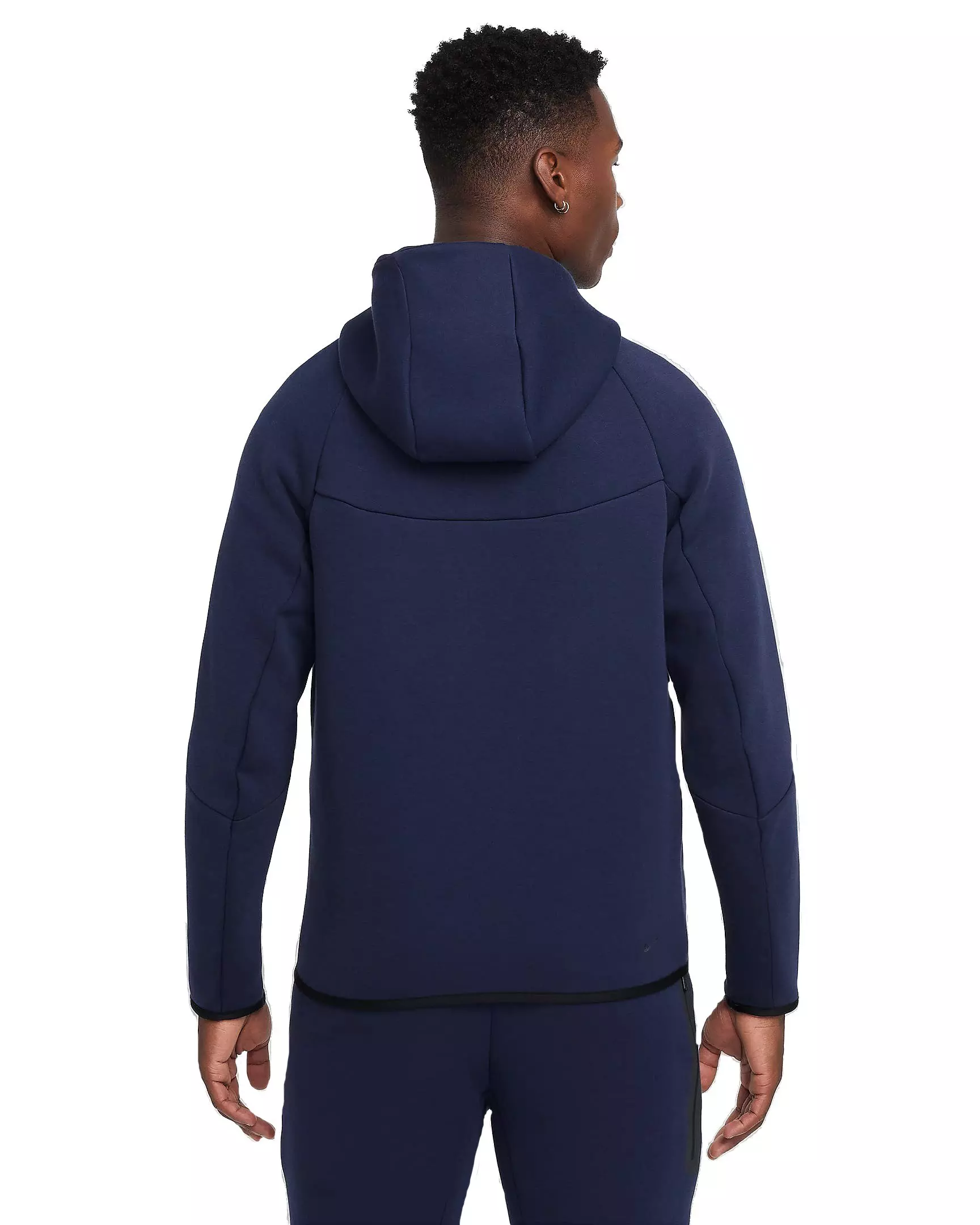 Nike Men's Tech Windrunner Fleece Full-Zip Jacket - OBSIDIAN