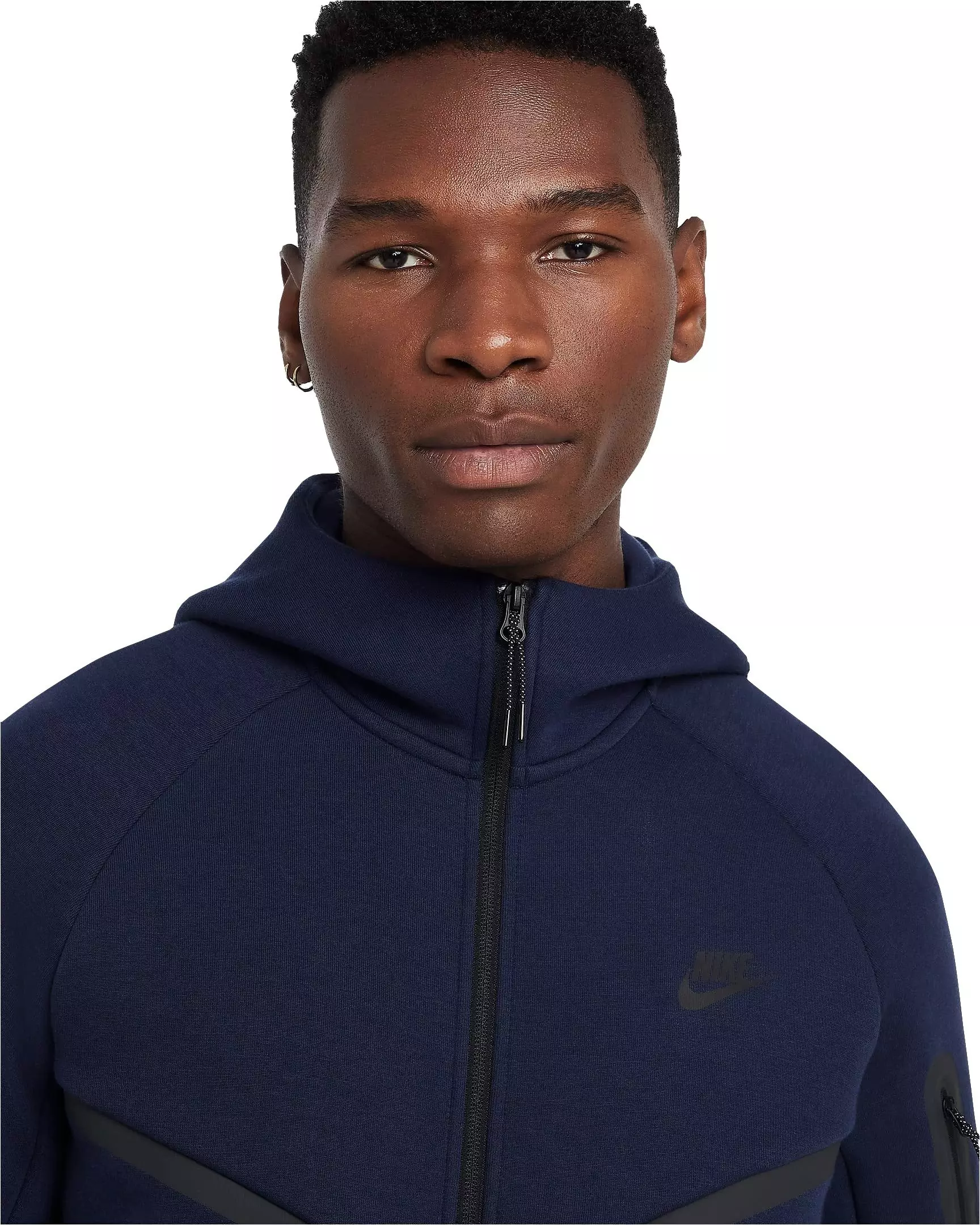 Nike Men's Tech Windrunner Fleece Full-Zip Jacket - OBSIDIAN
