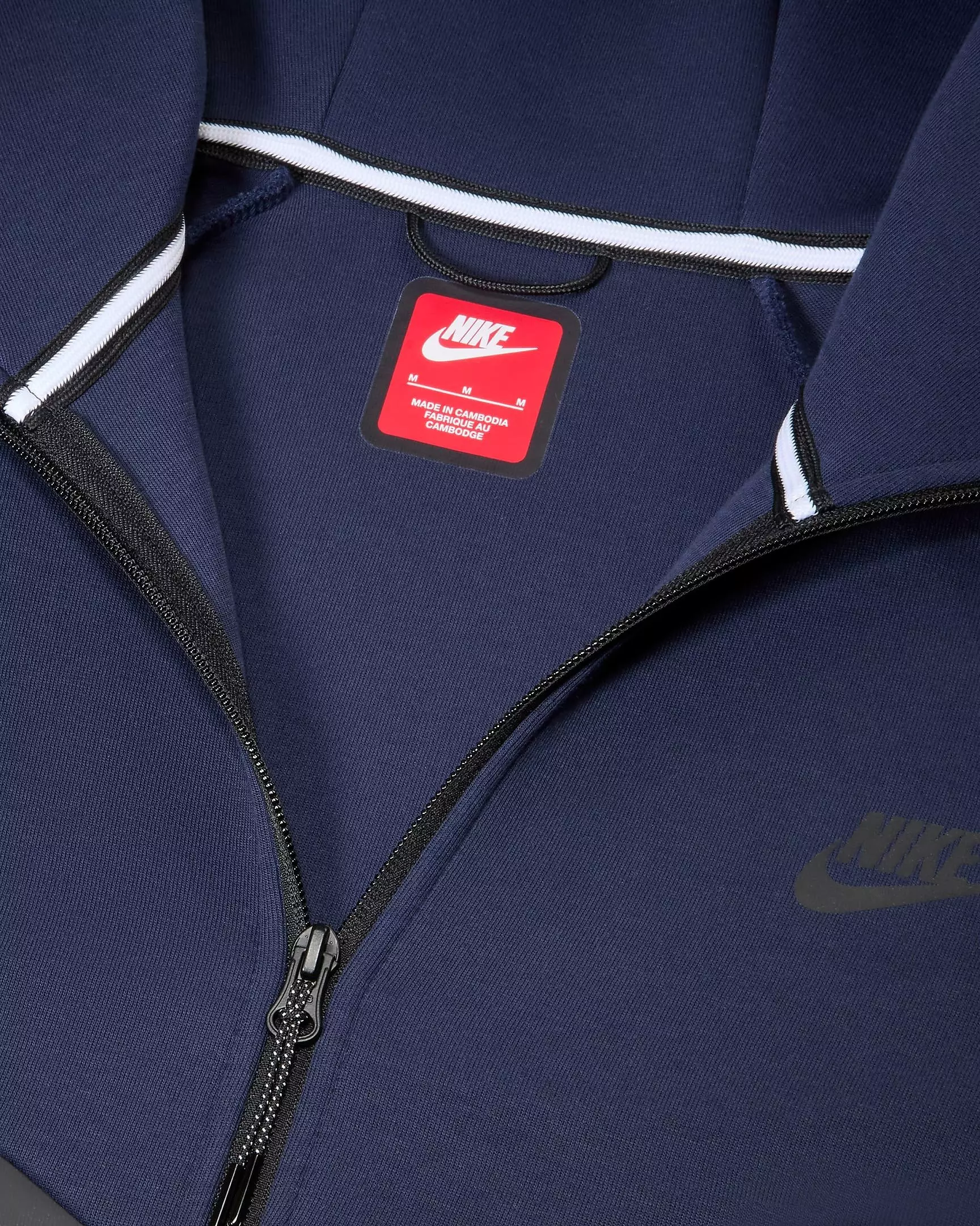 Nike Men's Tech Windrunner Fleece Full-Zip Jacket - OBSIDIAN