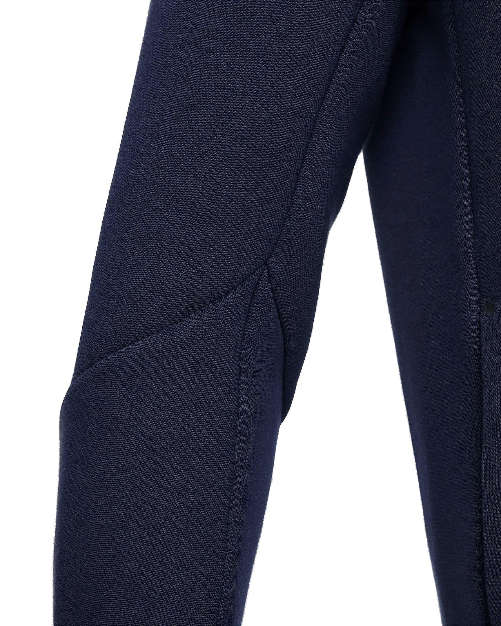 Nike Men's Tech Windrunner Fleece Full-Zip Jacket - OBSIDIAN Thumbnail View 8