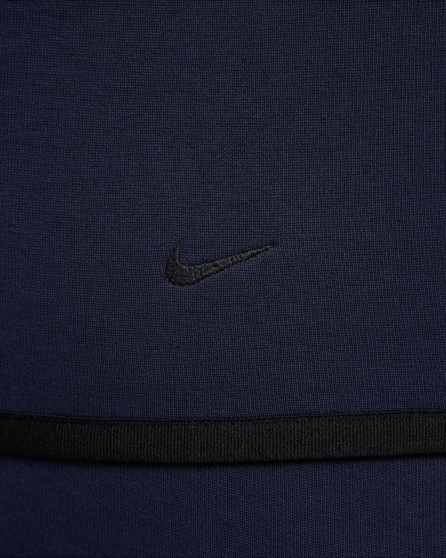 Nike Men's Tech Windrunner Fleece Full-Zip Jacket - OBSIDIAN Thumbnail View 9
