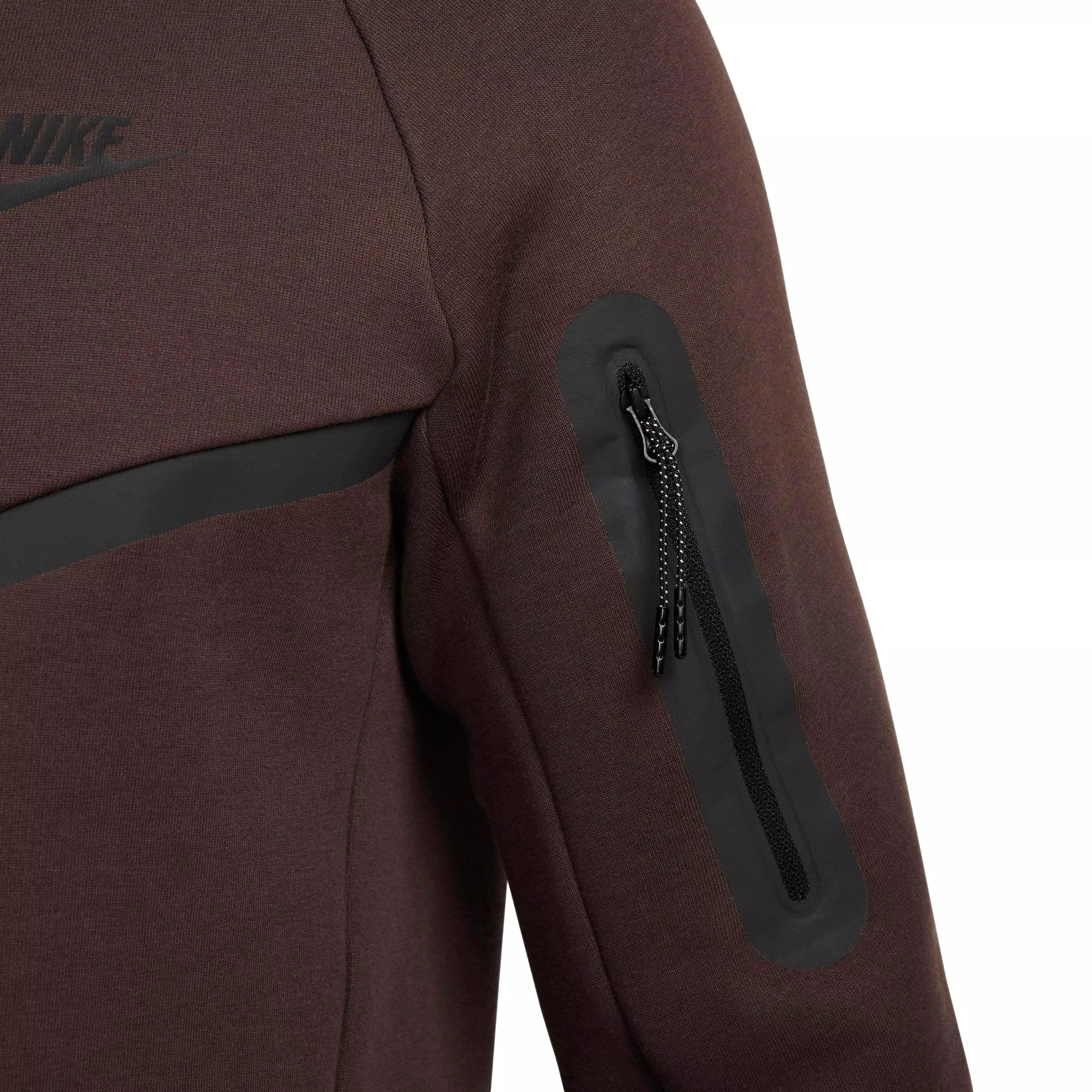 Nike Men's Tech Windrunner Fleece Full-Zip Jacket - BROWN