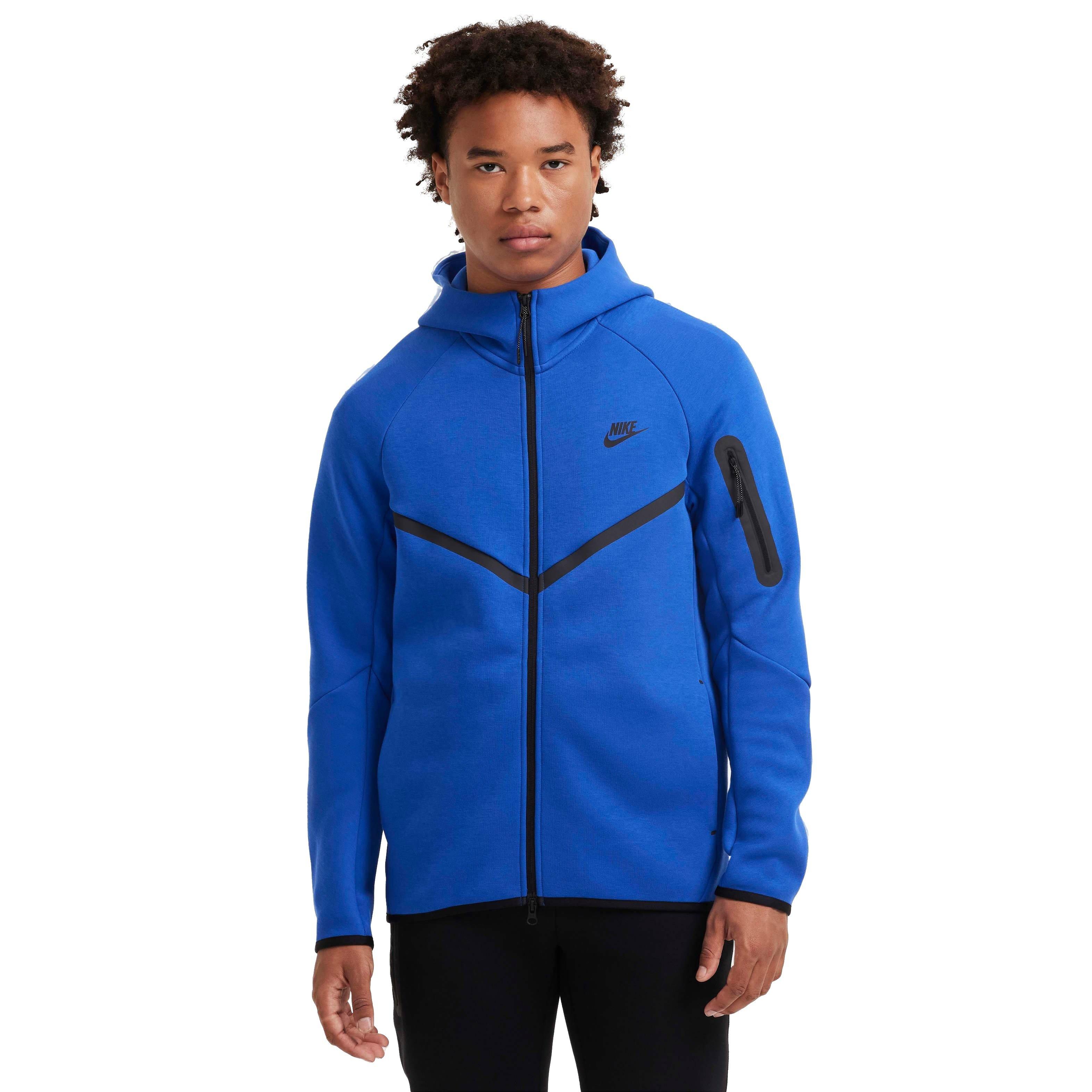 Nike Men's Tech Windrunner Fleece Full-Zip Jacket - ROYAL Thumbnail View 1