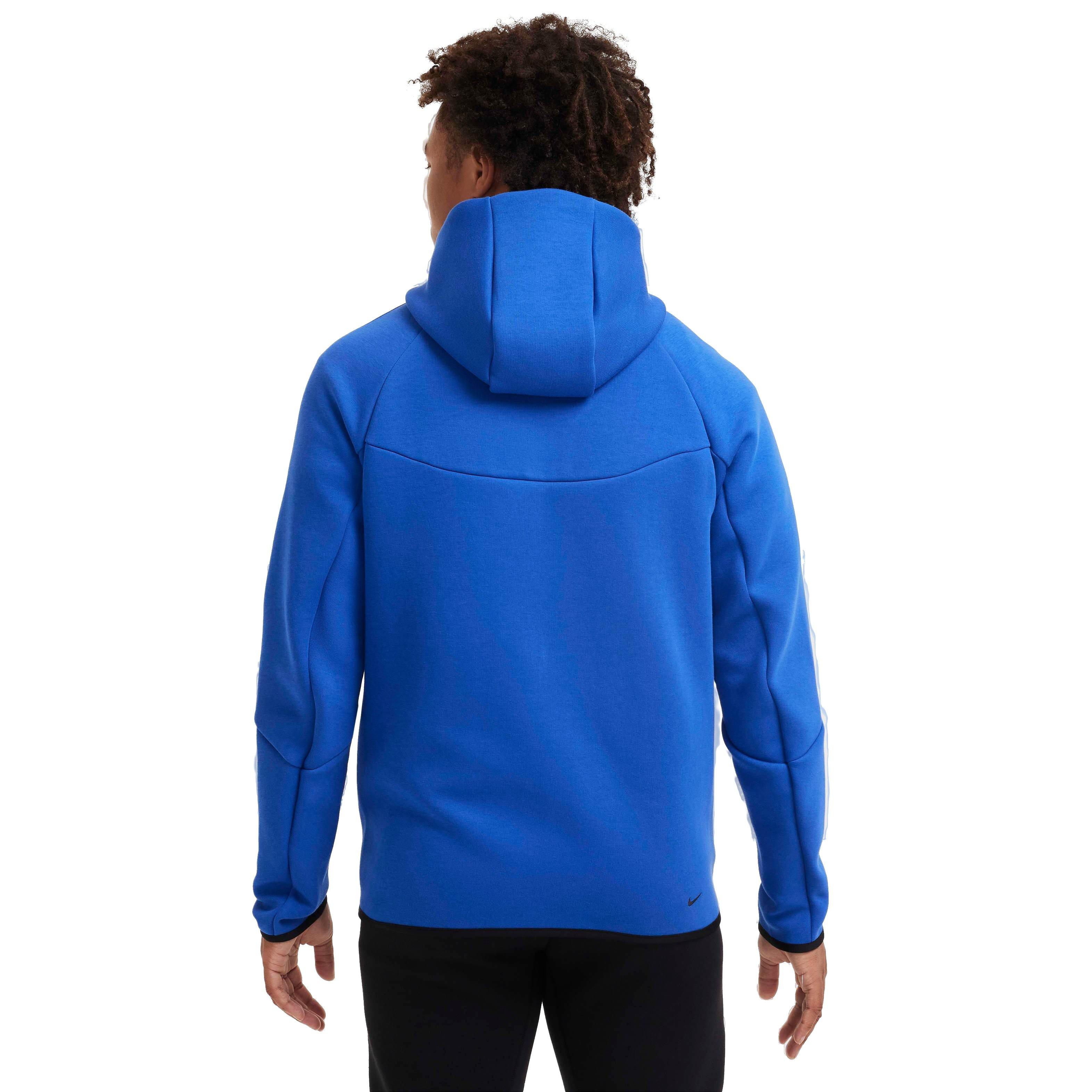 Nike Men's Tech Windrunner Fleece Full-Zip Jacket - ROYAL Thumbnail View 2
