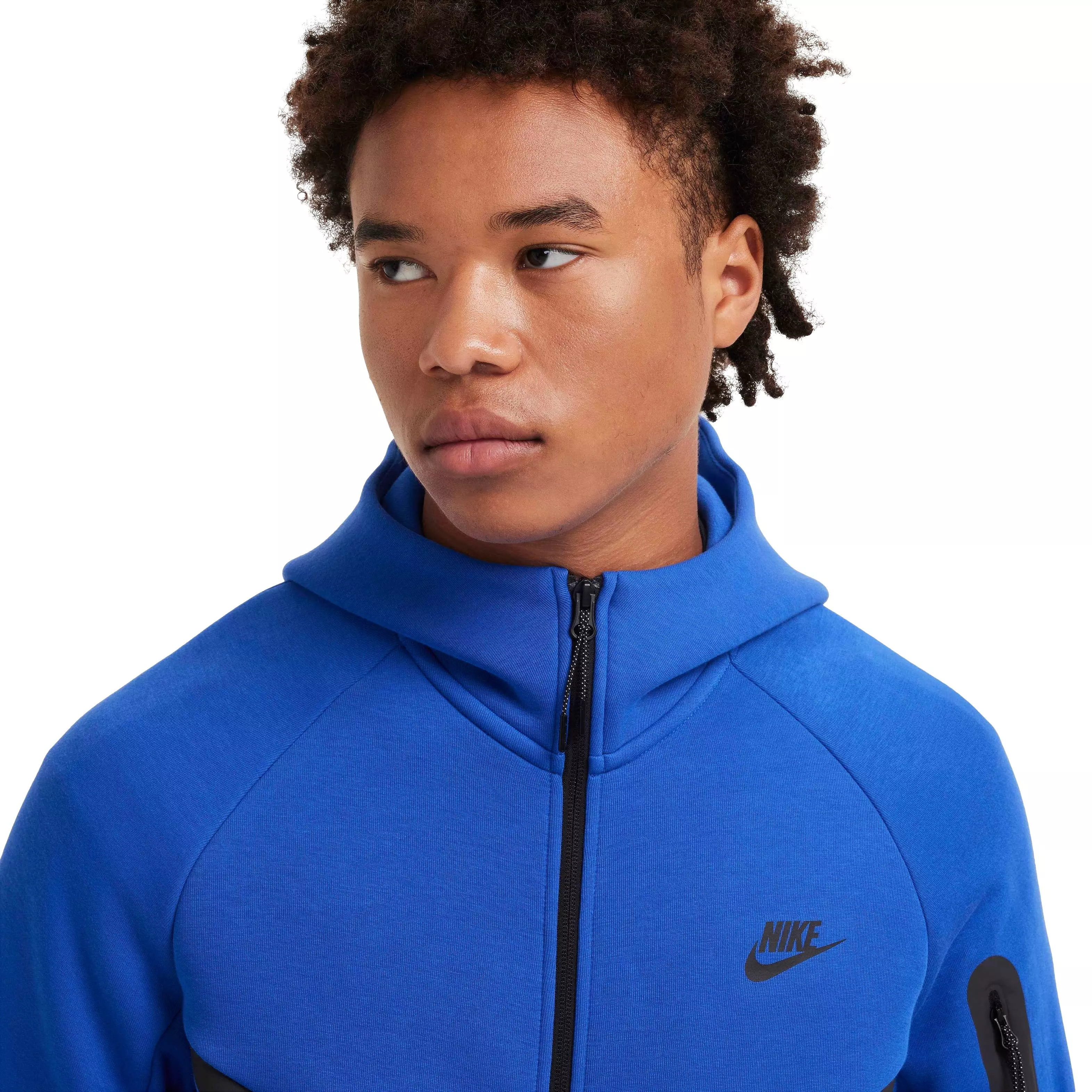 Nike Men's Tech Windrunner Fleece Full-Zip Jacket - ROYAL