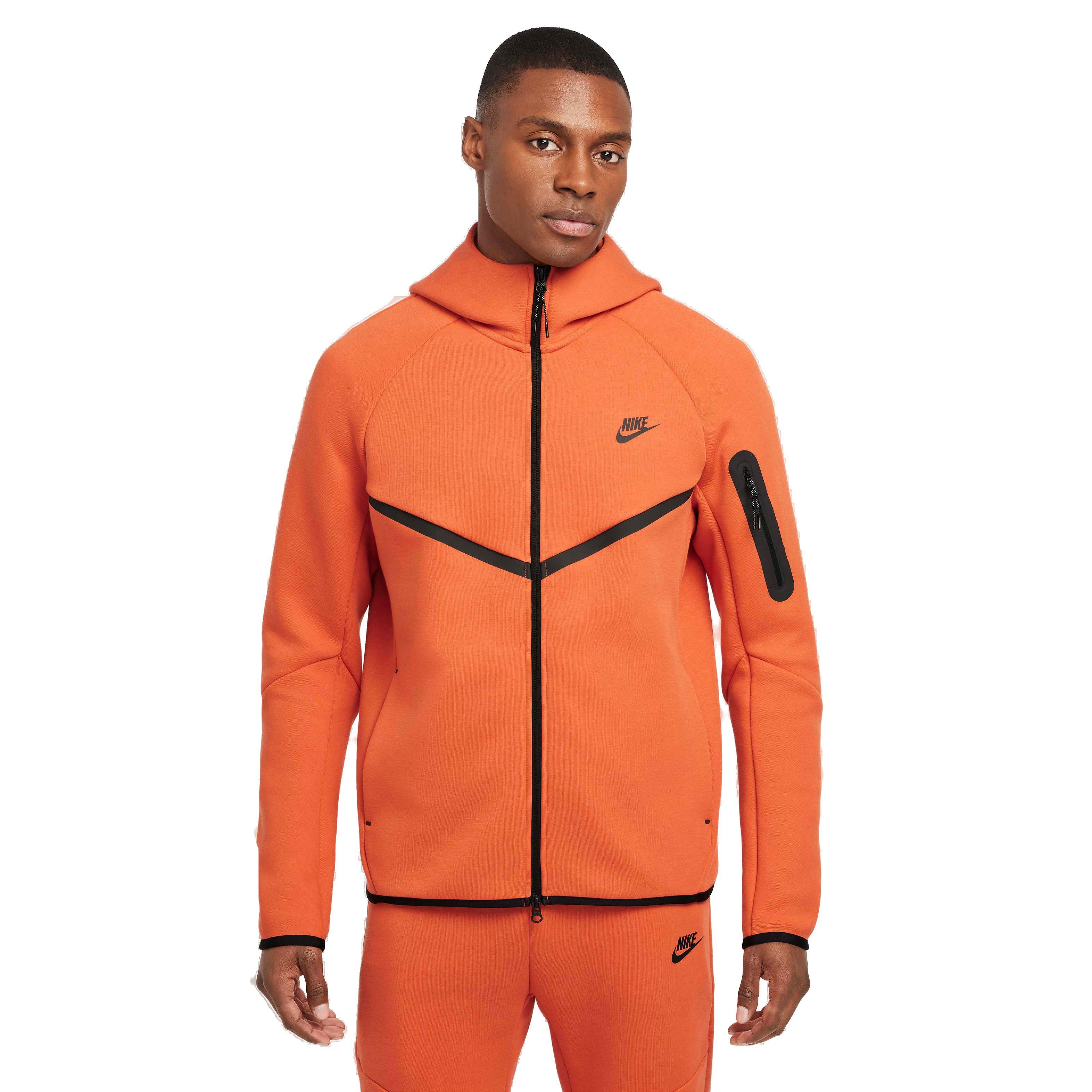 Nike Men's Tech Windrunner Fleece Full-Zip Jacket - CORAL Thumbnail View 1