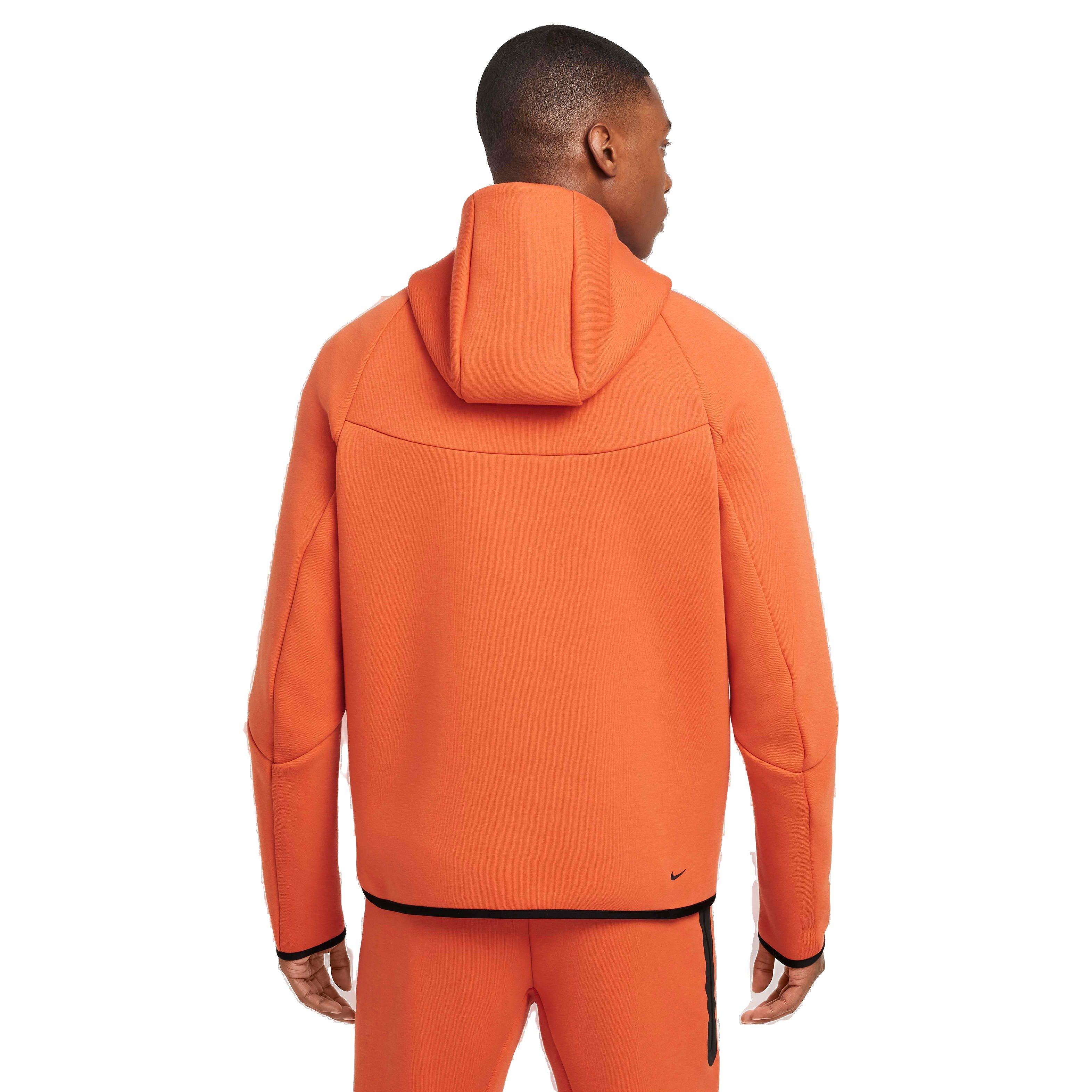 Nike Men's Tech Windrunner Fleece Full-Zip Jacket - CORAL Thumbnail View 2