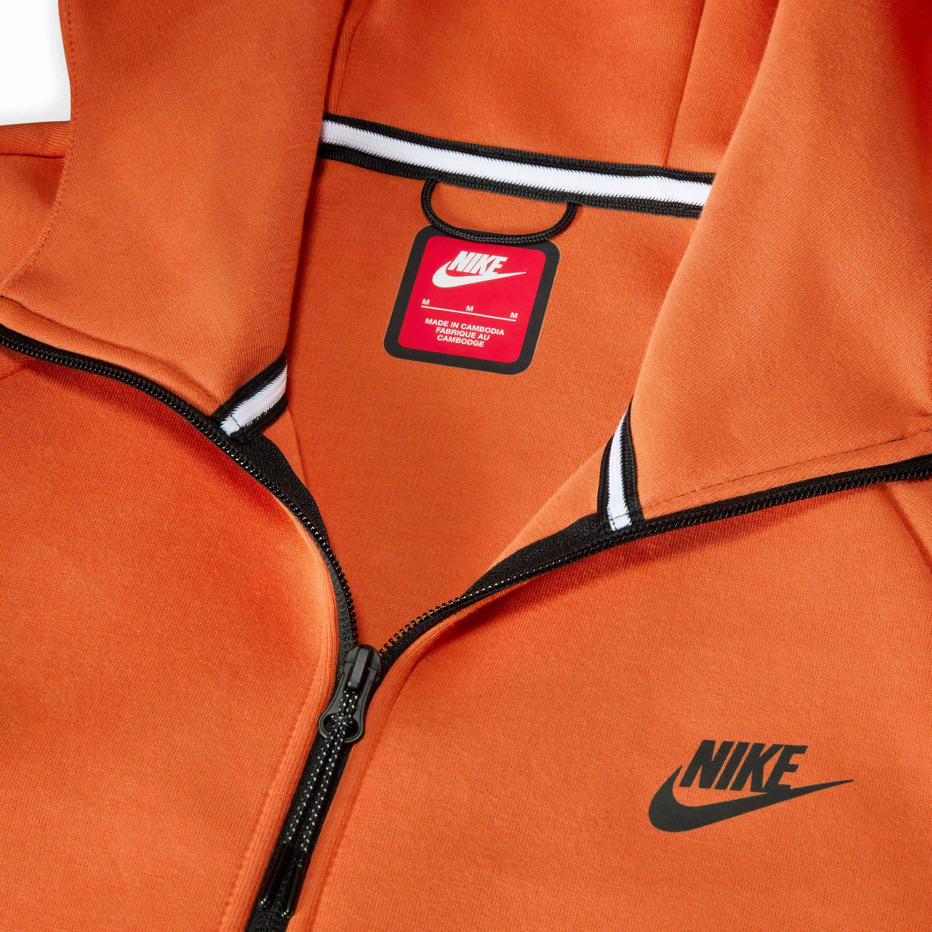 Nike Men's Tech Windrunner Fleece Full-Zip Jacket - CORAL