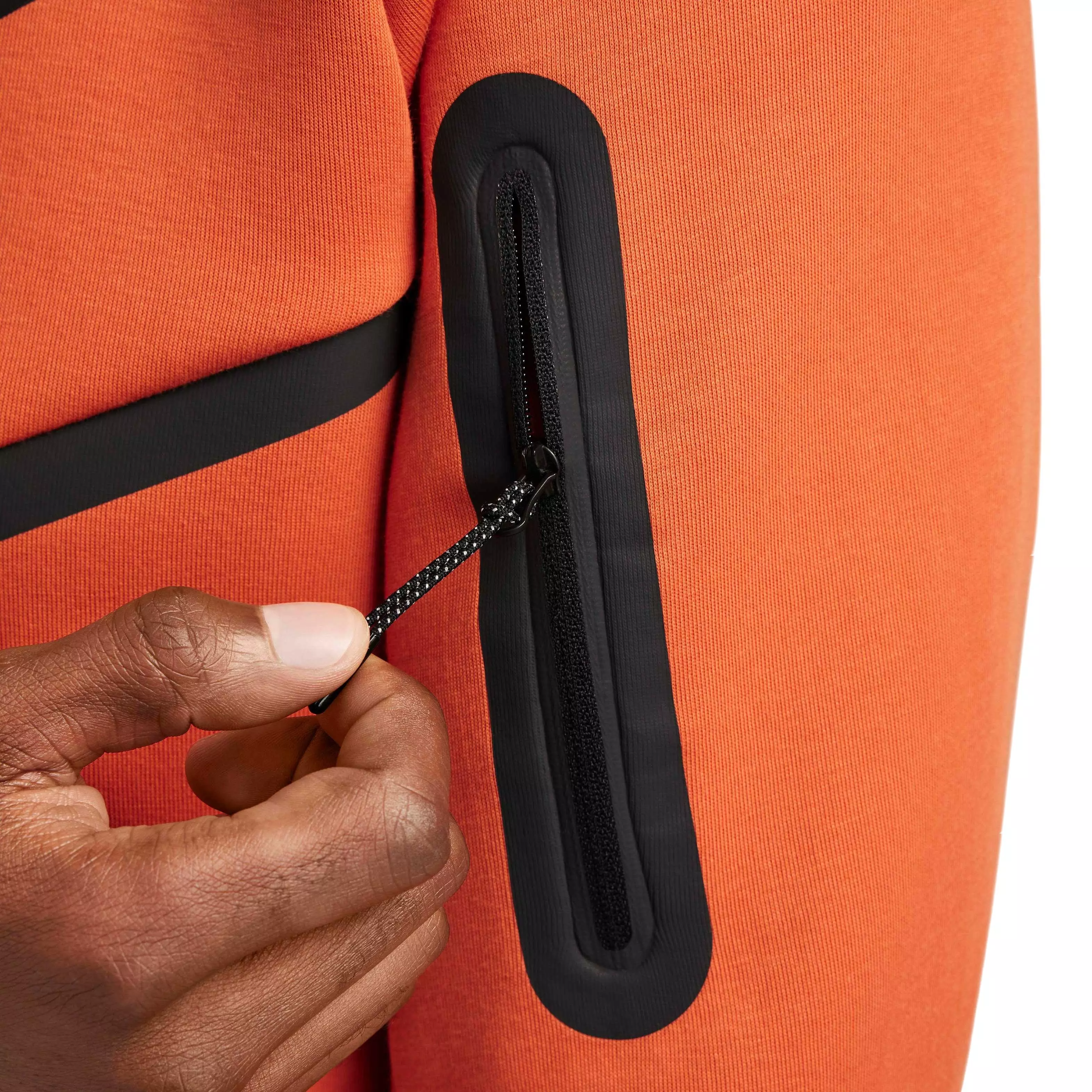 Nike Men's Tech Windrunner Fleece Full-Zip Jacket - CORAL