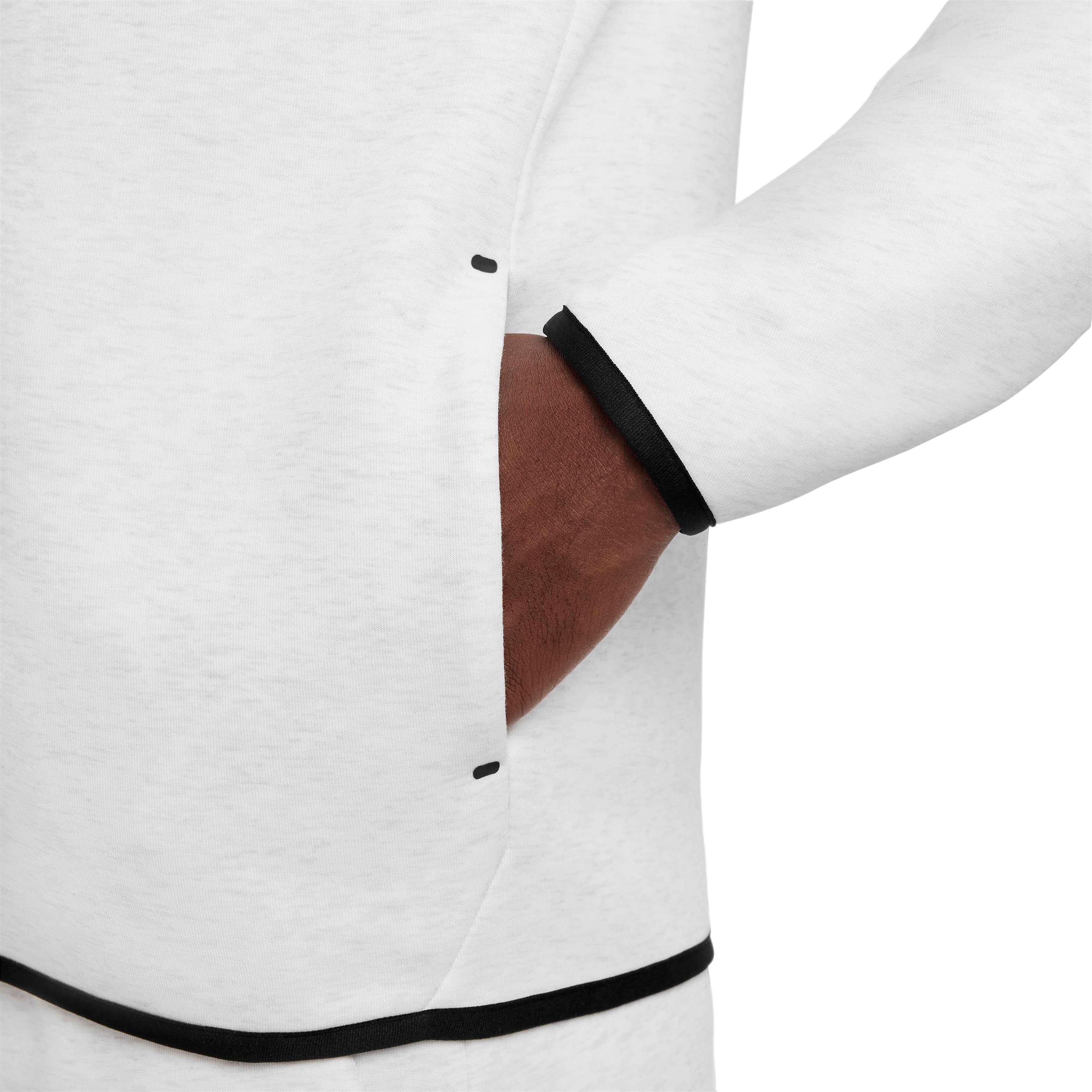 Nike Men's Tech Windrunner Fleece Full-Zip Jacket - LT BROWN Thumbnail View 7