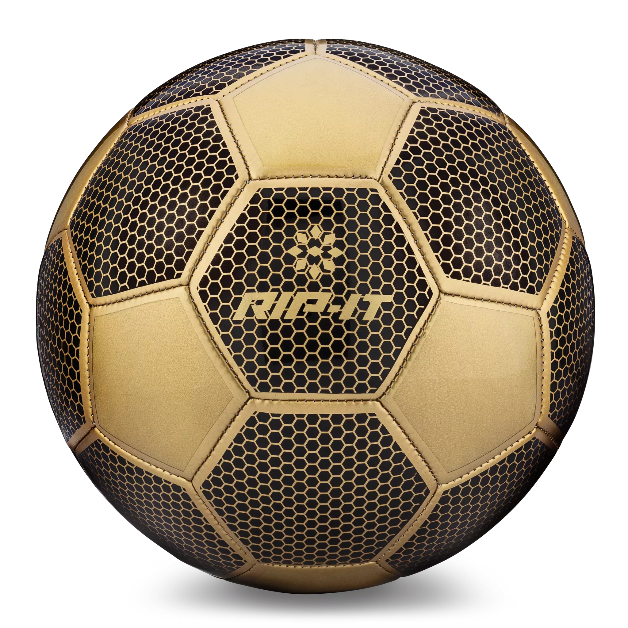 RIP-IT Women's Pro Training Size 5 Soccer Ball - BLACK/GOLD