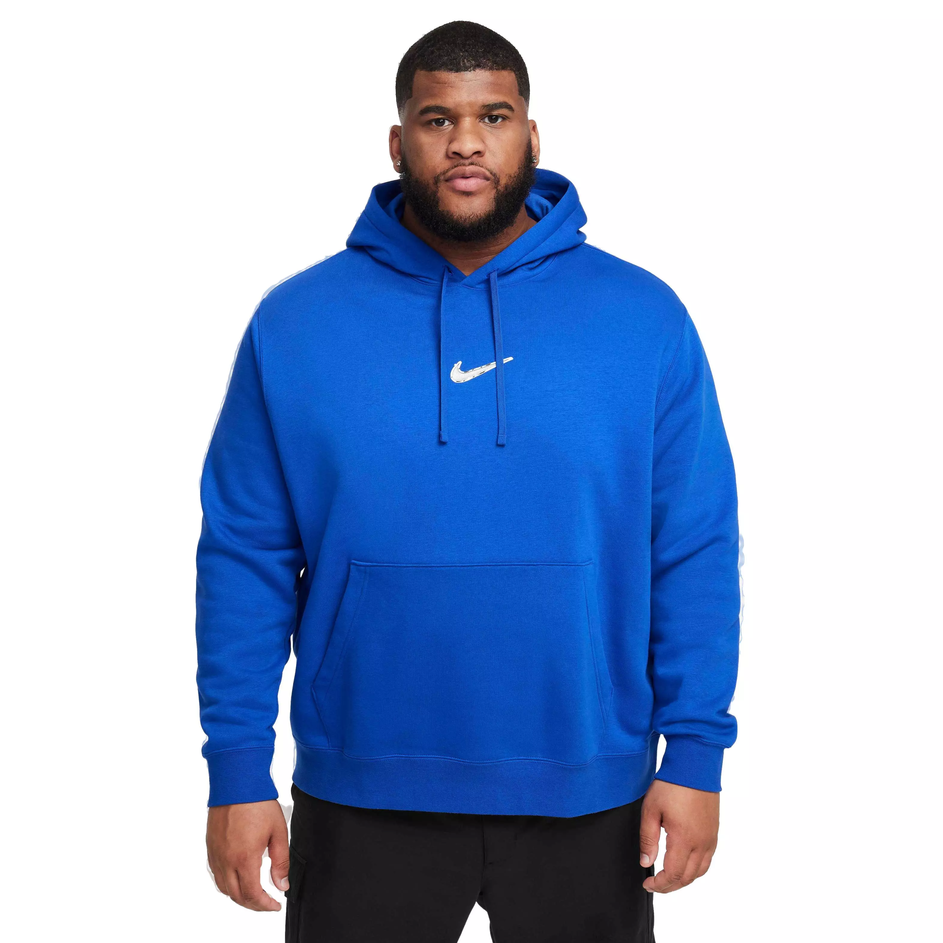 Nike Men's Sportswear Club Fleece Space Graphic Hoodie - Royal - ROYAL