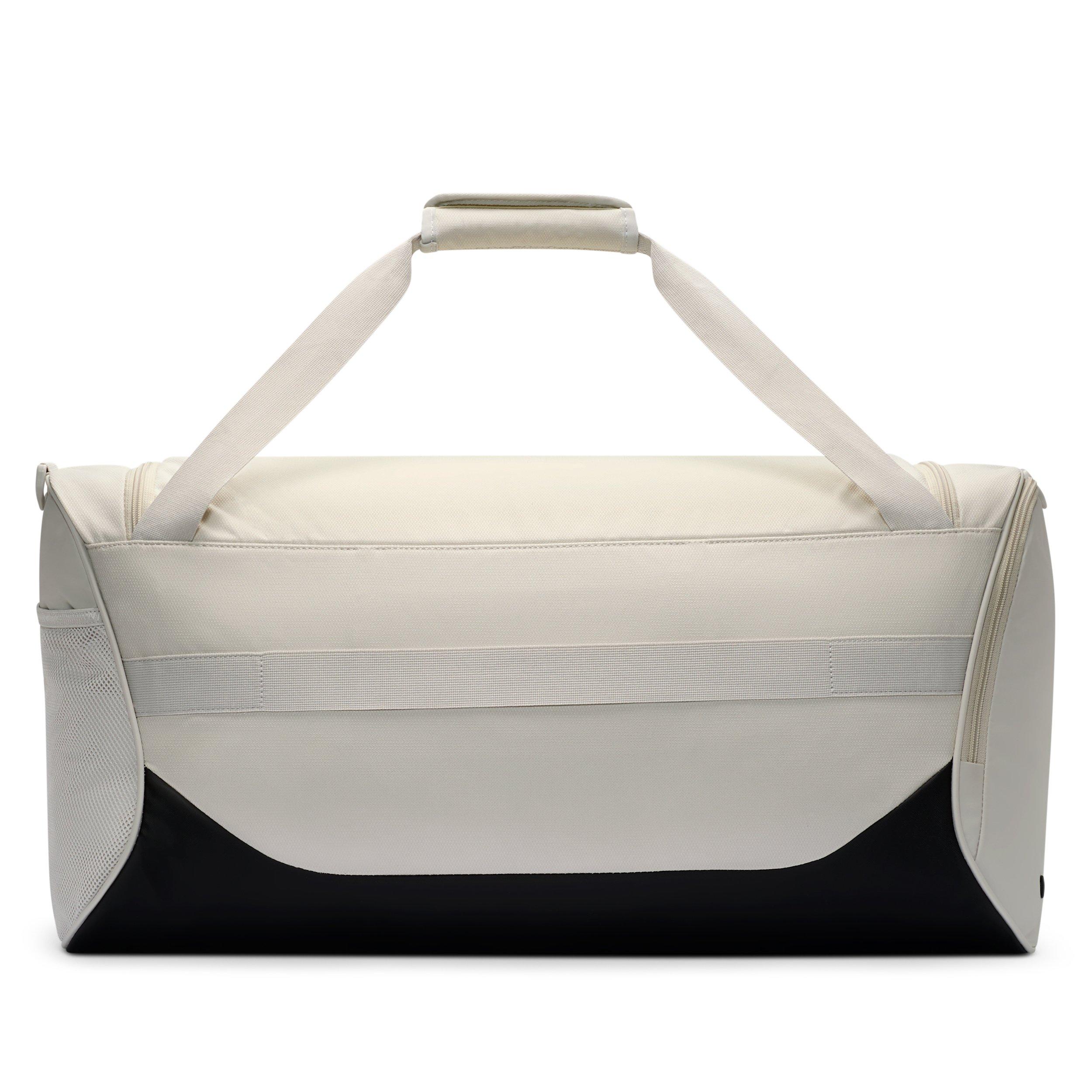 Nike Brasilia Medium Training Duffel Bag - Light Bone/Black/Black - LT BONE/BLACK/BLACK Thumbnail View 3