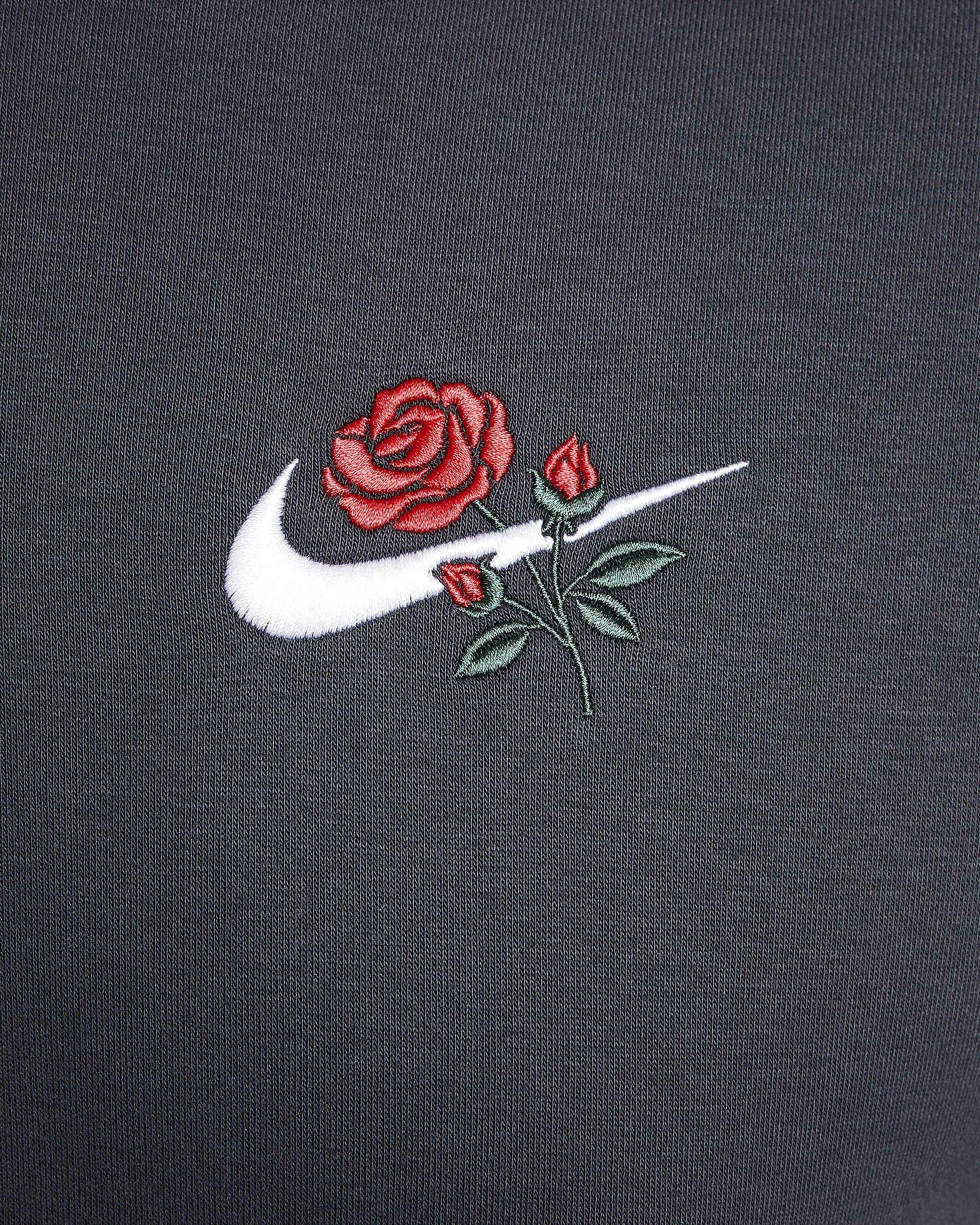 Nike Men's Sportswear Club Fleece Rose Hoodie - ANTHRACITE Thumbnail View 4