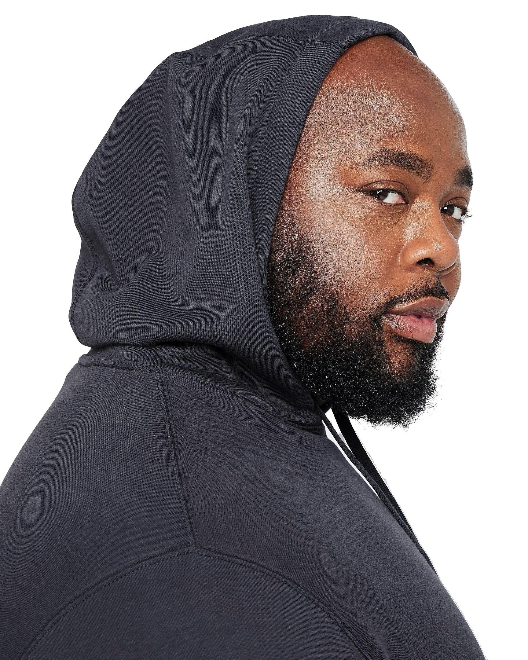 Nike Men's Sportswear Club Fleece Rose Hoodie - ANTHRACITE Thumbnail View 6