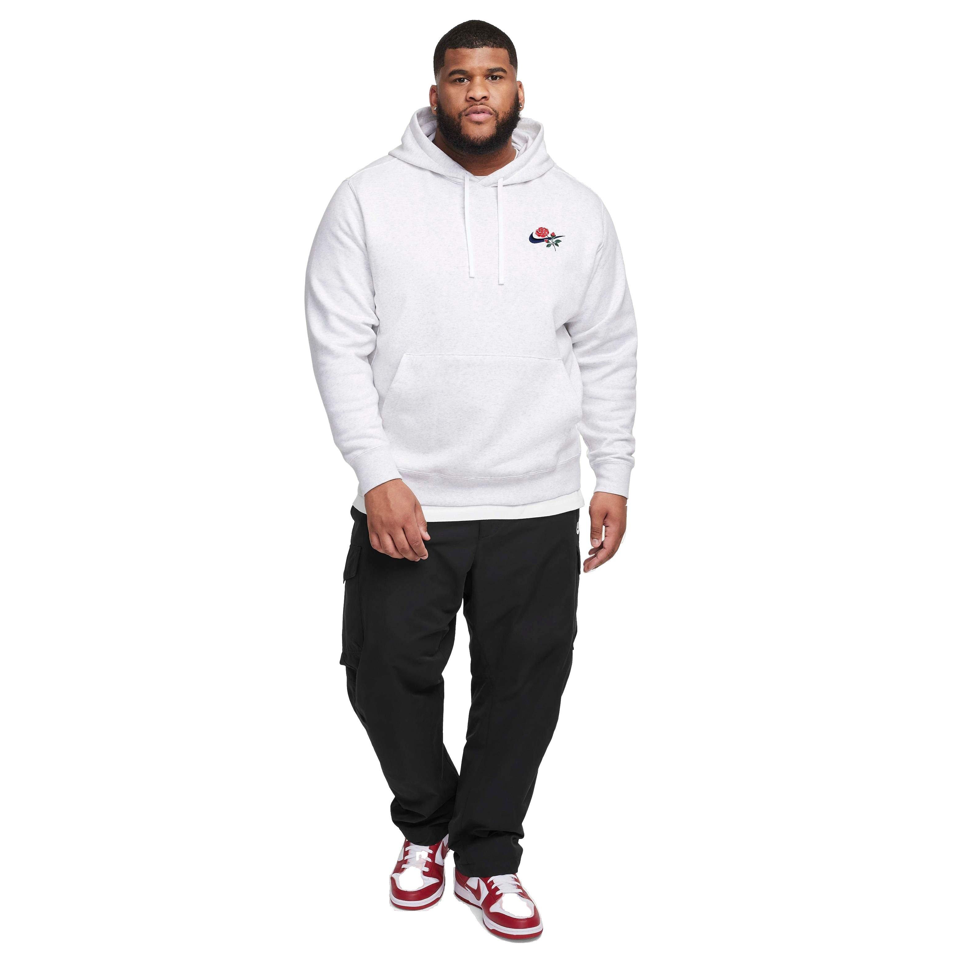 Nike Men's Sportswear Club Fleece Rose Hoodie - LT BROWN Thumbnail View 7