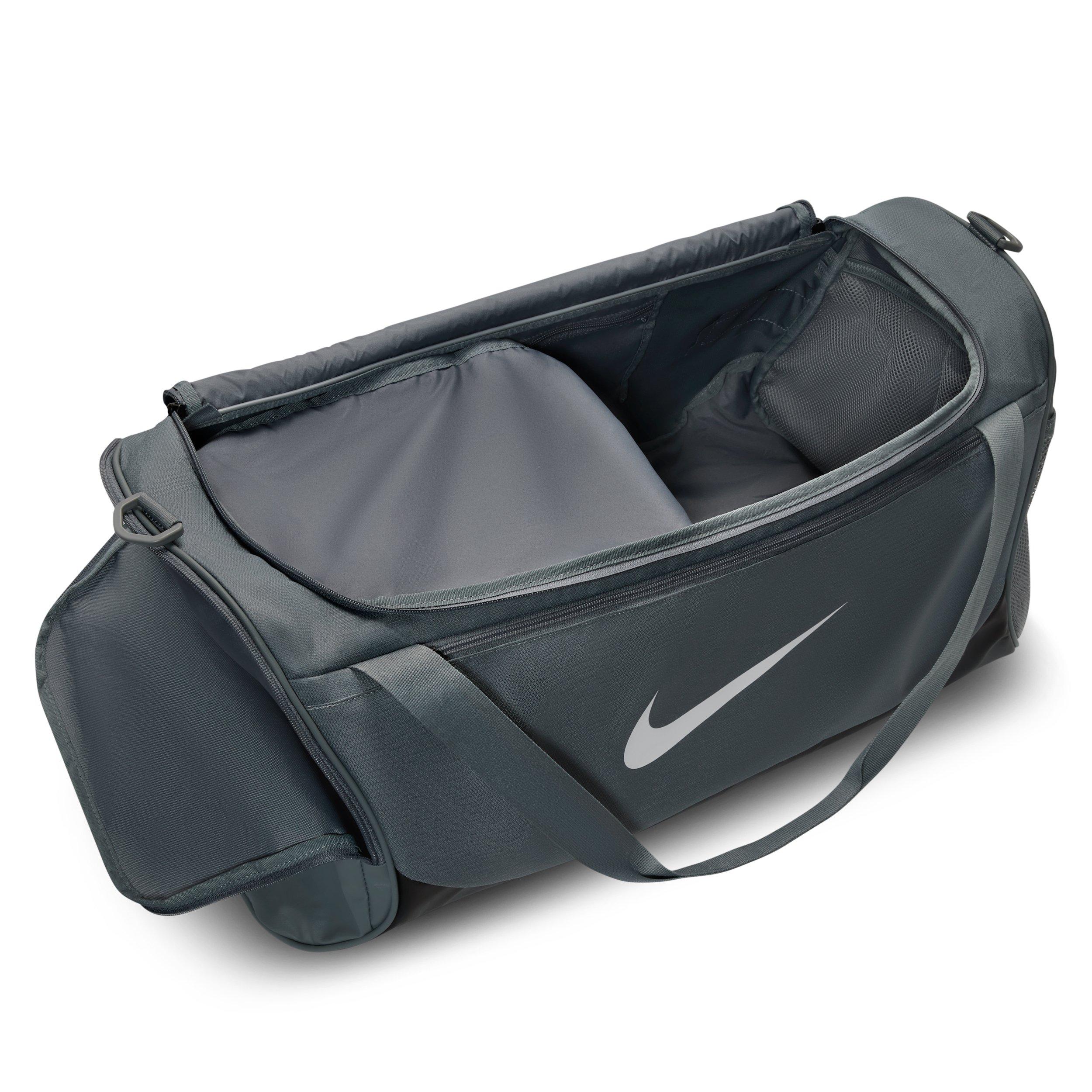 Nike Brasilia Medium Training Duffel Bag - Smoke Grey/Black/White - GREY/BLACK/WHITE Thumbnail View 5