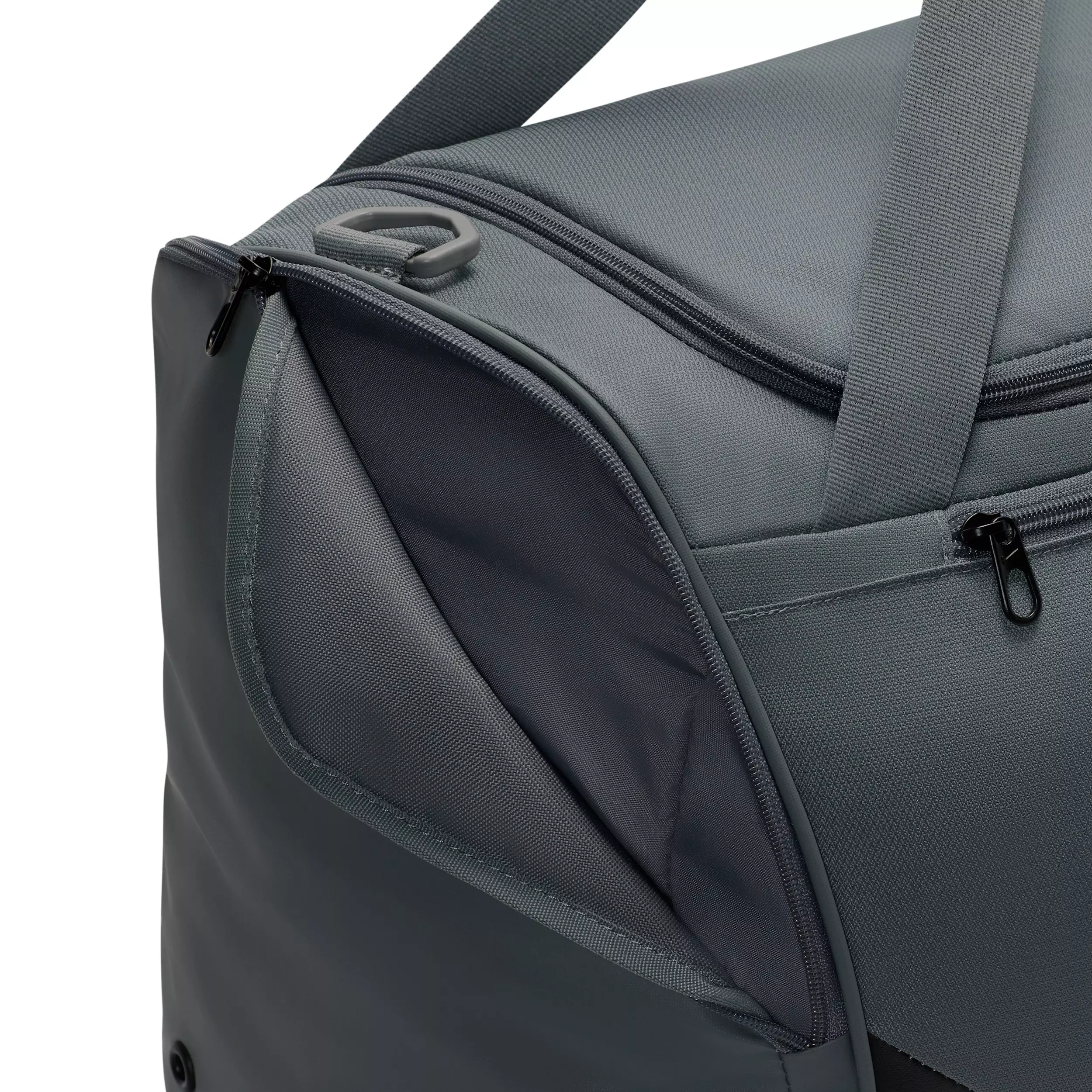 Nike Brasilia Medium Training Duffel Bag - Smoke Grey/Black/White - GREY/BLACK/WHITE