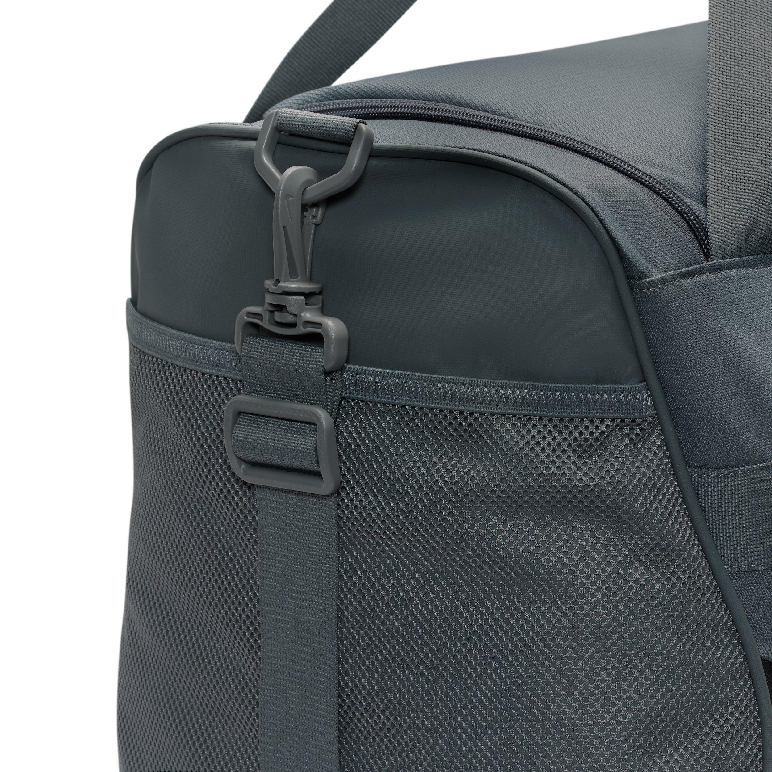 Nike Brasilia Medium Training Duffel Bag - Smoke Grey/Black/White - GREY/BLACK/WHITE Thumbnail View 8